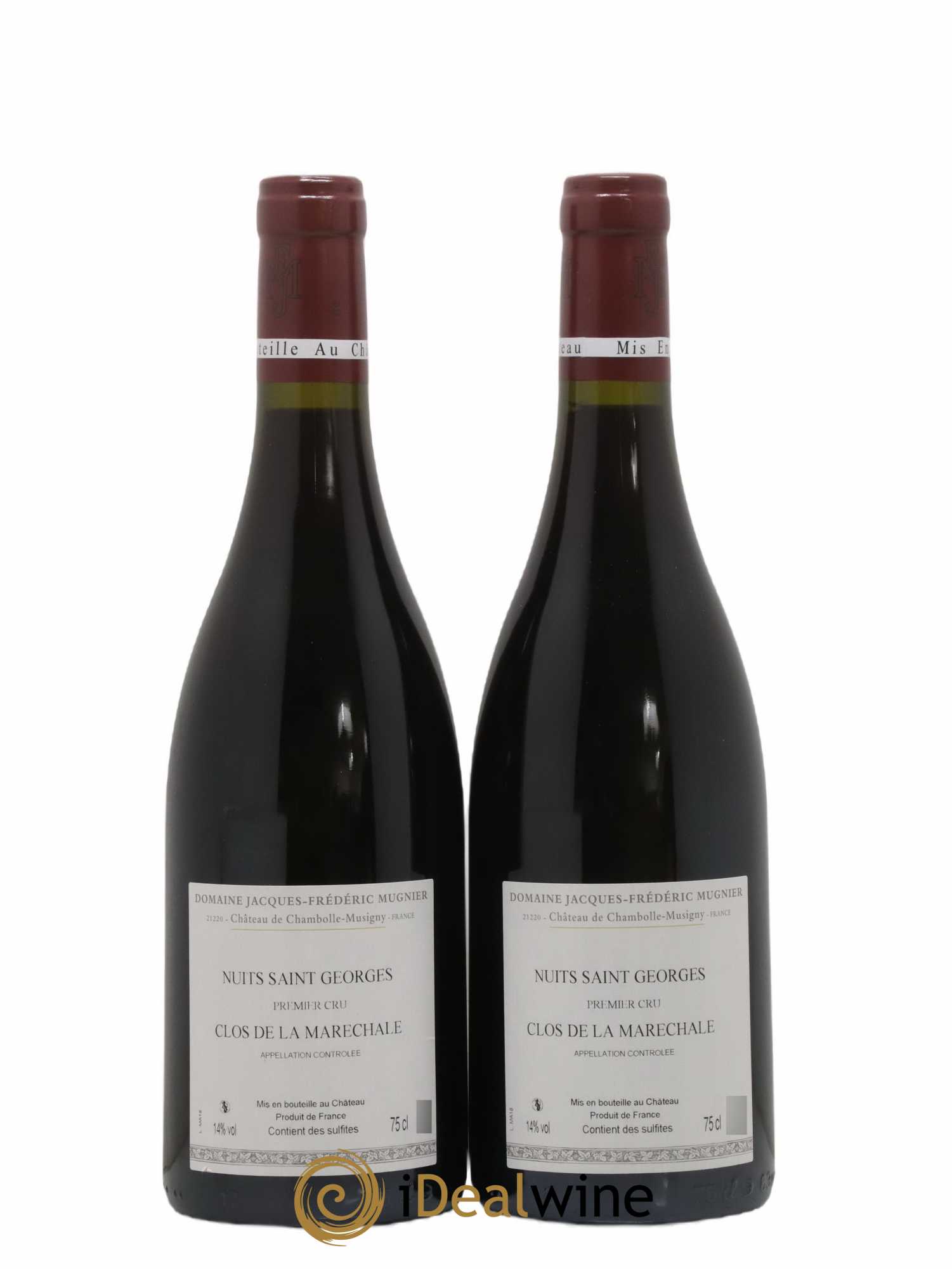 Nuits-Saint-Georges 1er Cru Clos de La Maréchale Jacques-Frédéric Mugnier 2018 - Lot de 2 bouteilles - 1