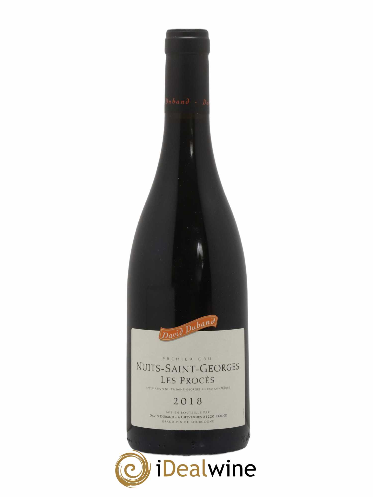 Nuits-Saint-Georges 1er Cru Les Procès David Duband (Domaine) 2018 - Lot de 1 bouteille - 0