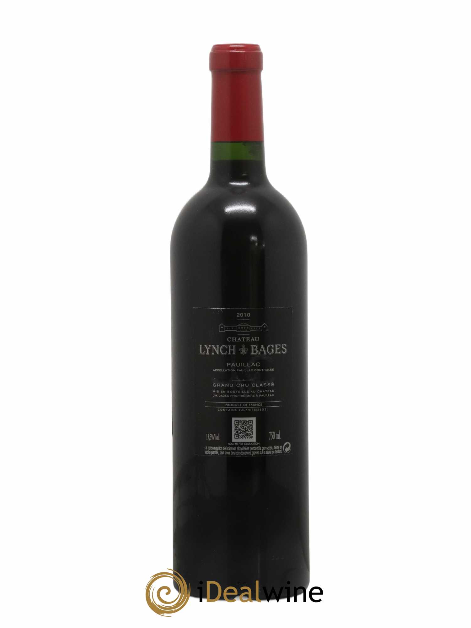 Château Lynch Bages 5ème Grand Cru Classé 2010 - Lot de 1 bouteille - 1