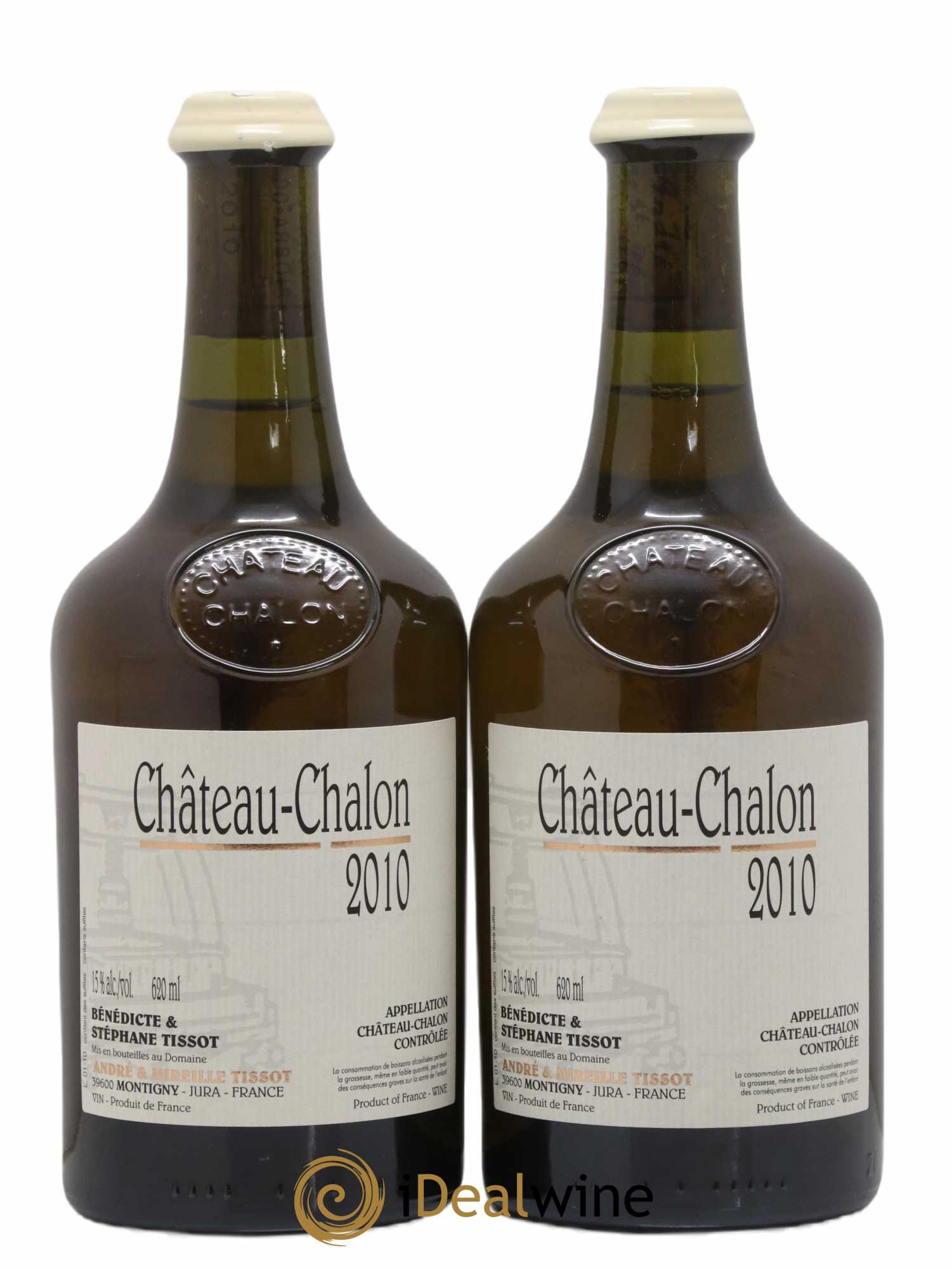 Château-Chalon Bénédicte et Stéphane Tissot 2010 - Lot de 2 bouteilles - 0