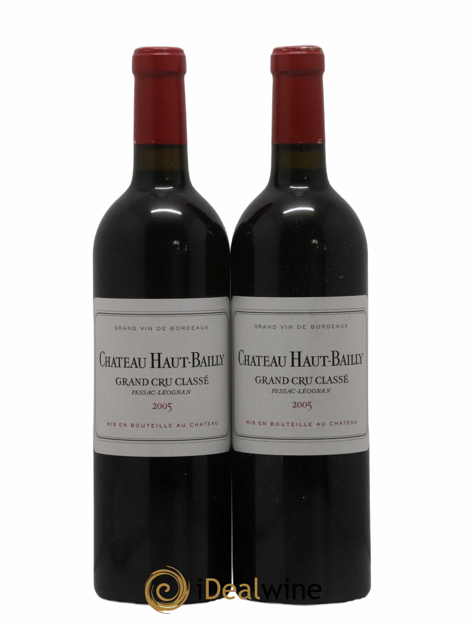 Château Haut-Bailly Cru Classé de Graves 2005 - Lot de 2 bouteilles - 0