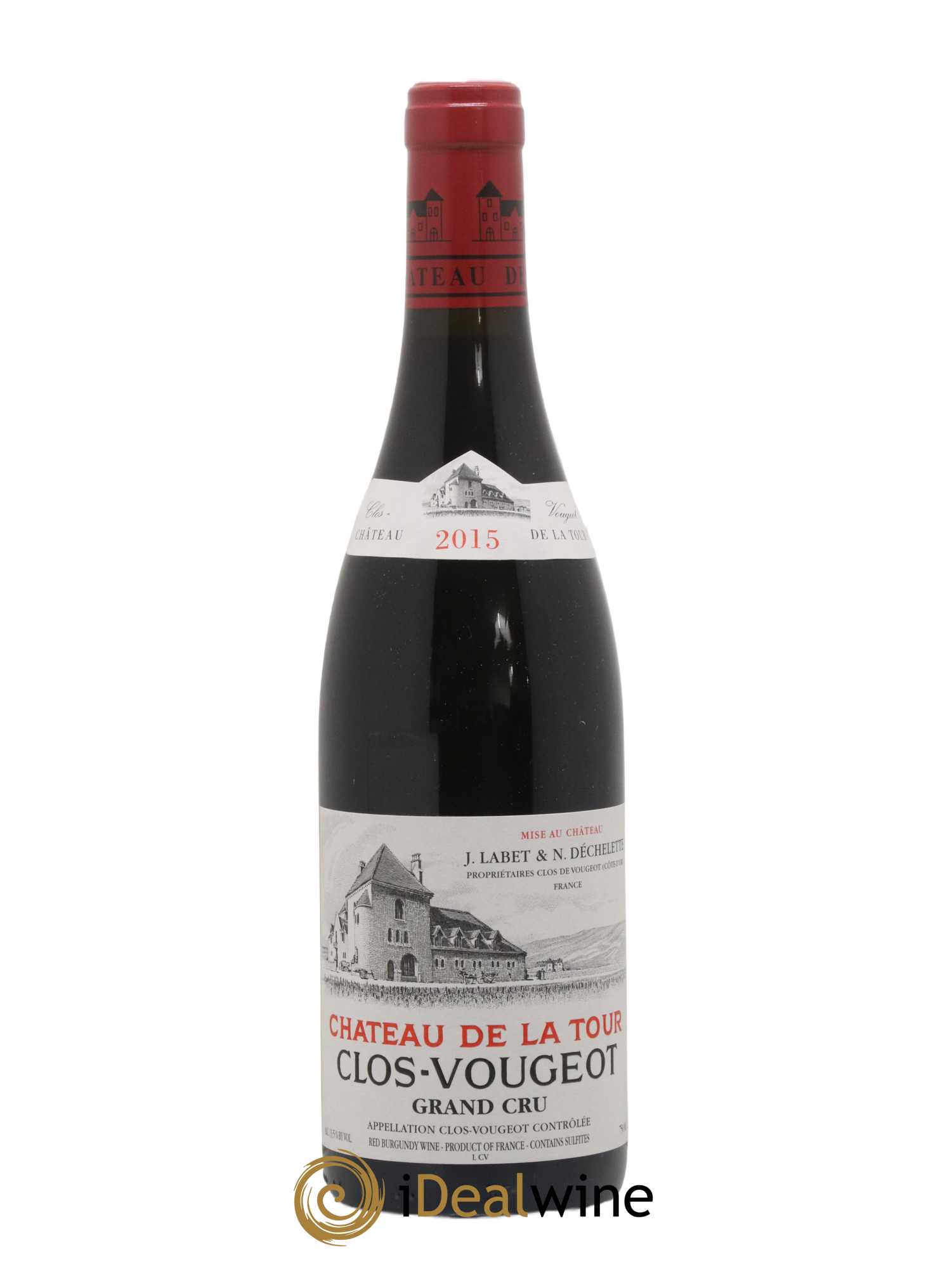 Clos de Vougeot Grand Cru Château de La Tour 2015 - Lot de 1 bouteille - 0