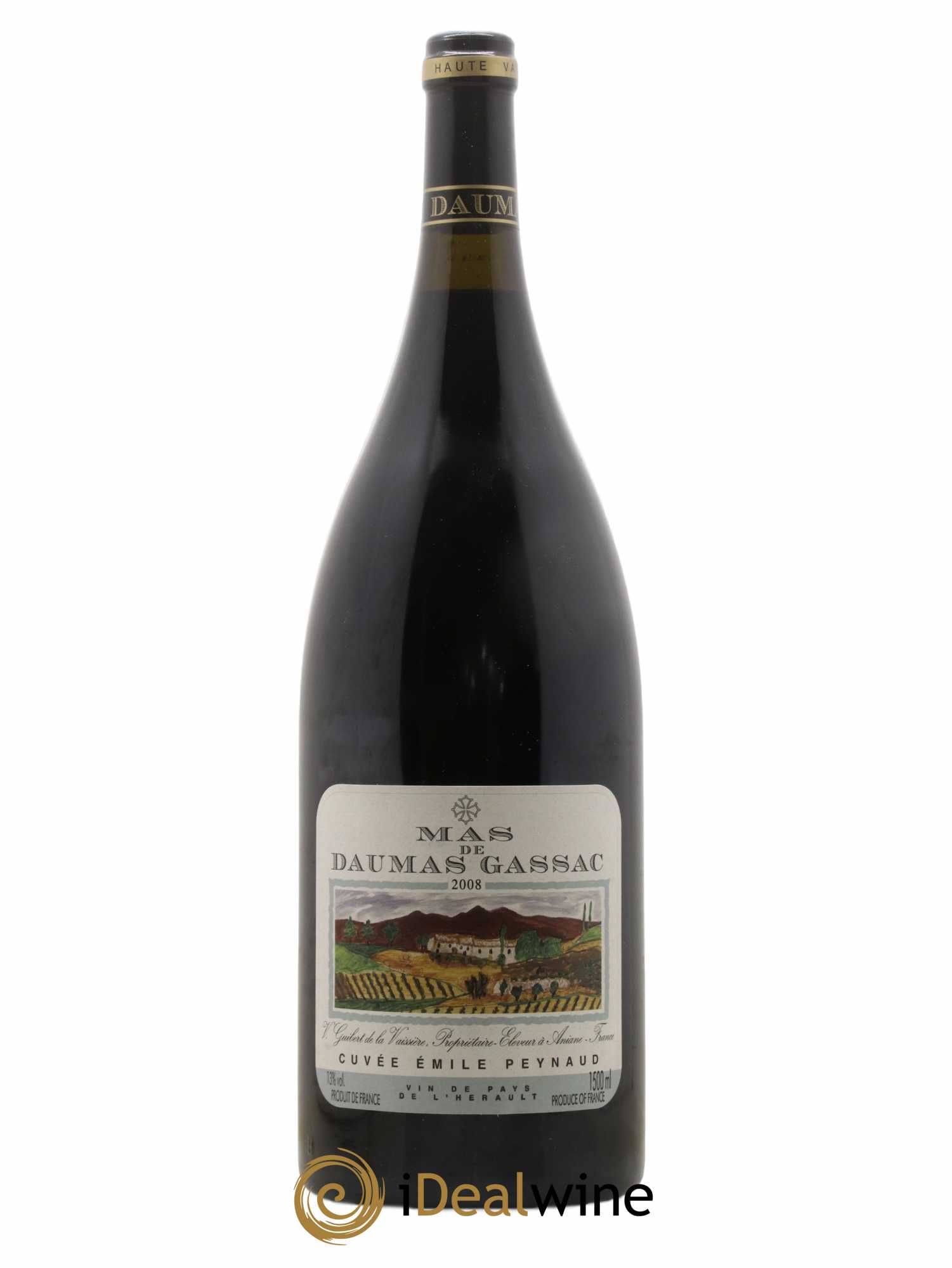 Pays d'Hérault Mas de Daumas Gassac Cuvée Emile Peynaud Famille Guibert de La Vaissière 2008 - Lot de 1 magnum - 1