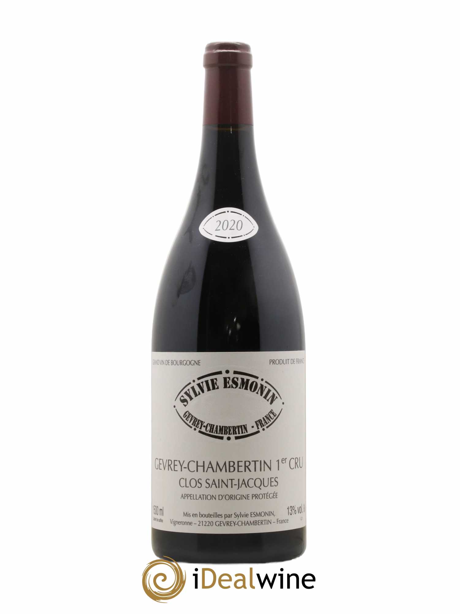 Gevrey-Chambertin 1er Cru Clos Saint Jacques Sylvie Esmonin 2020 - Lot de 1 magnum - 0