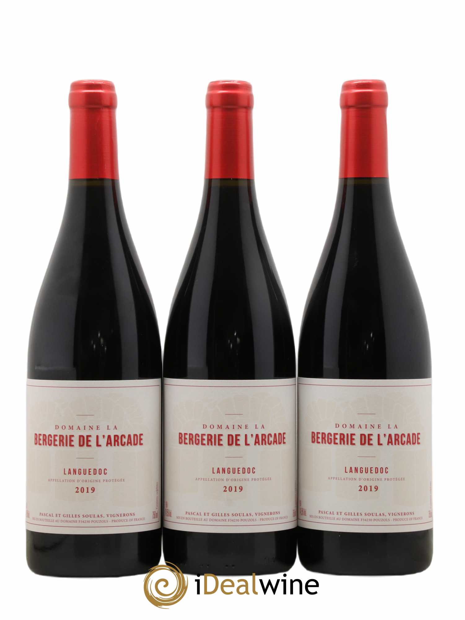 Languedoc La Bergerie de l'Arcade (Domaine) 2019 - Lotto di 3 bottiglie - 0