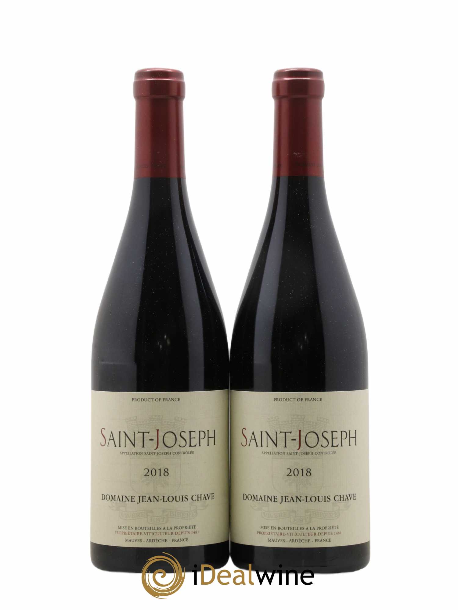 Saint-Joseph Jean-Louis Chave 2018 - Lot of 2 bottles - 0