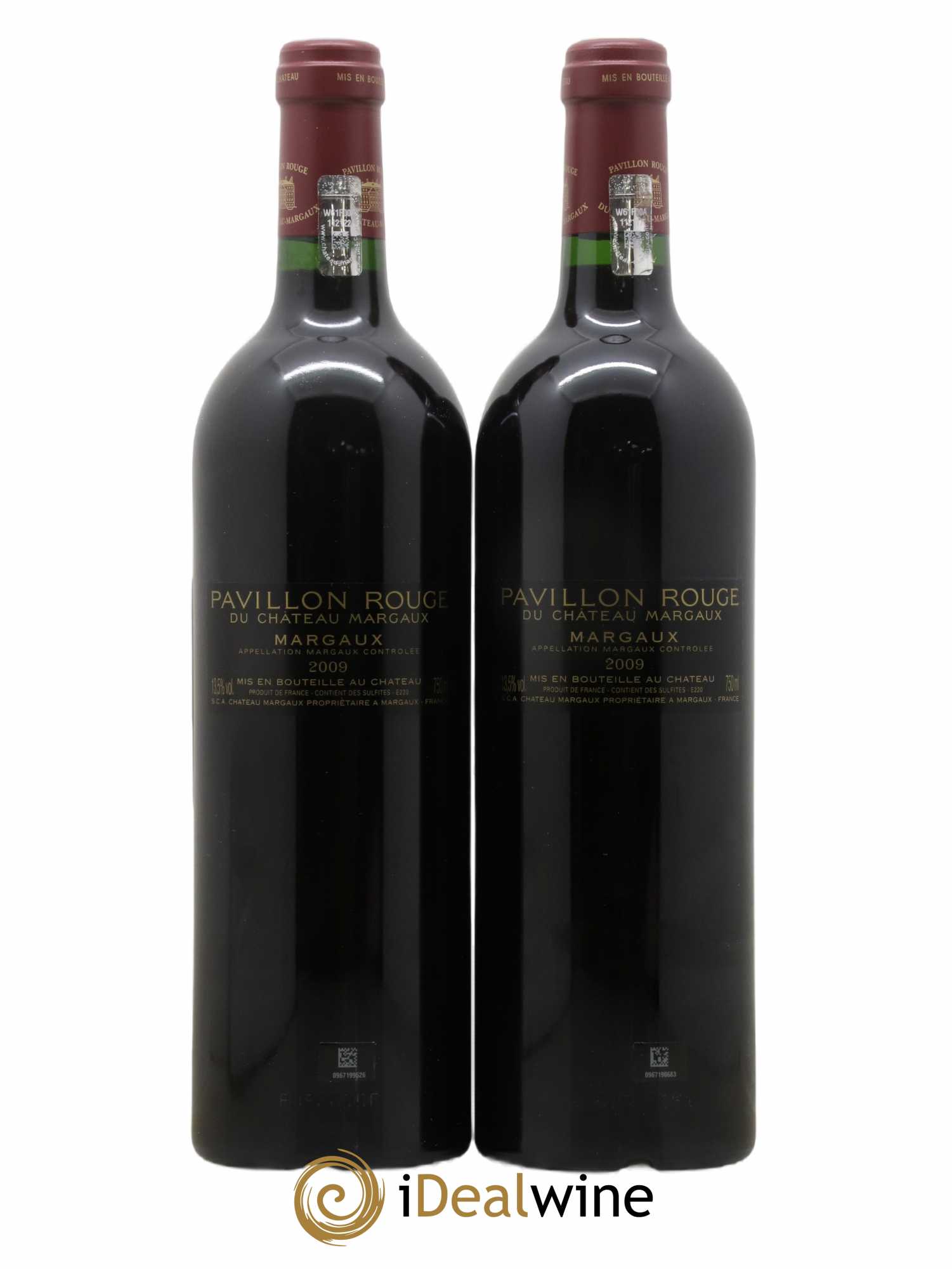 Pavillon Rouge du Château Margaux Second Vin 2009 - Lot de 2 bouteilles - 1