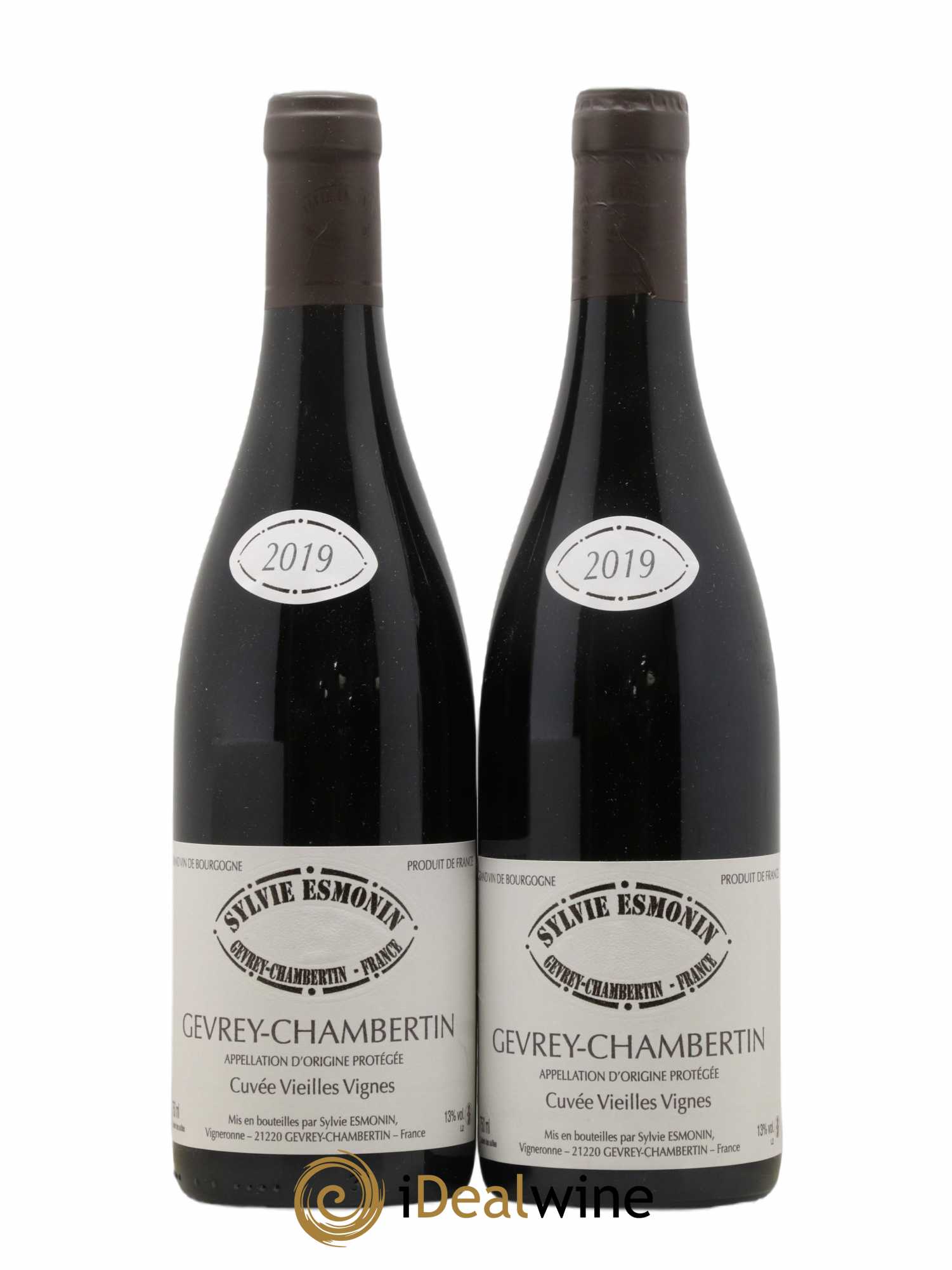 Gevrey-Chambertin Vieilles Vignes Sylvie Esmonin 2019 - Lot de 2 bouteilles - 0