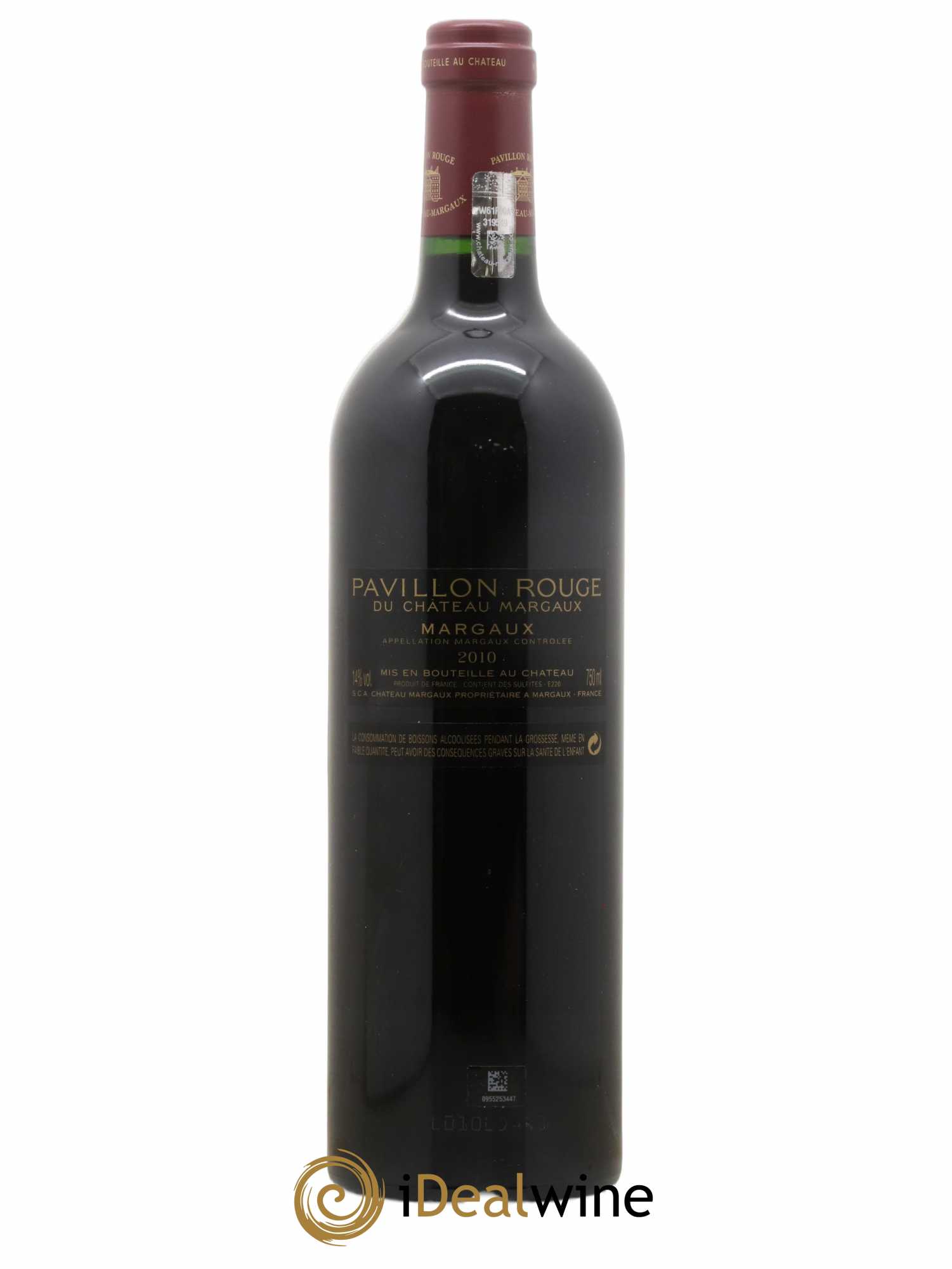 Pavillon Rouge du Château Margaux Second Vin 2010 - Lot de 1 bouteille - 1