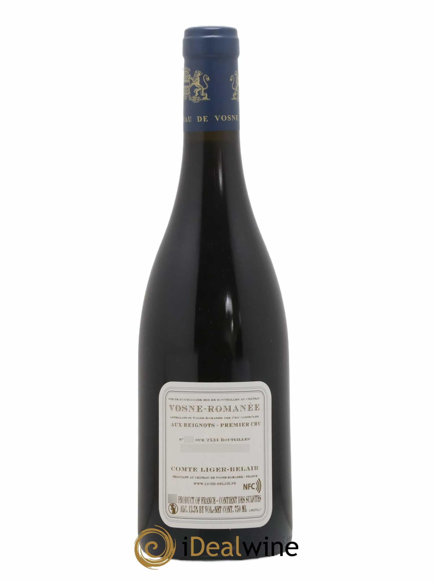 Vosne-Romanée 1er Cru Aux Reignots Ch. de Vosne-Romanée Comte Liger-Belair (Domaine du)  2017 - Lot de 1 bouteille - 1