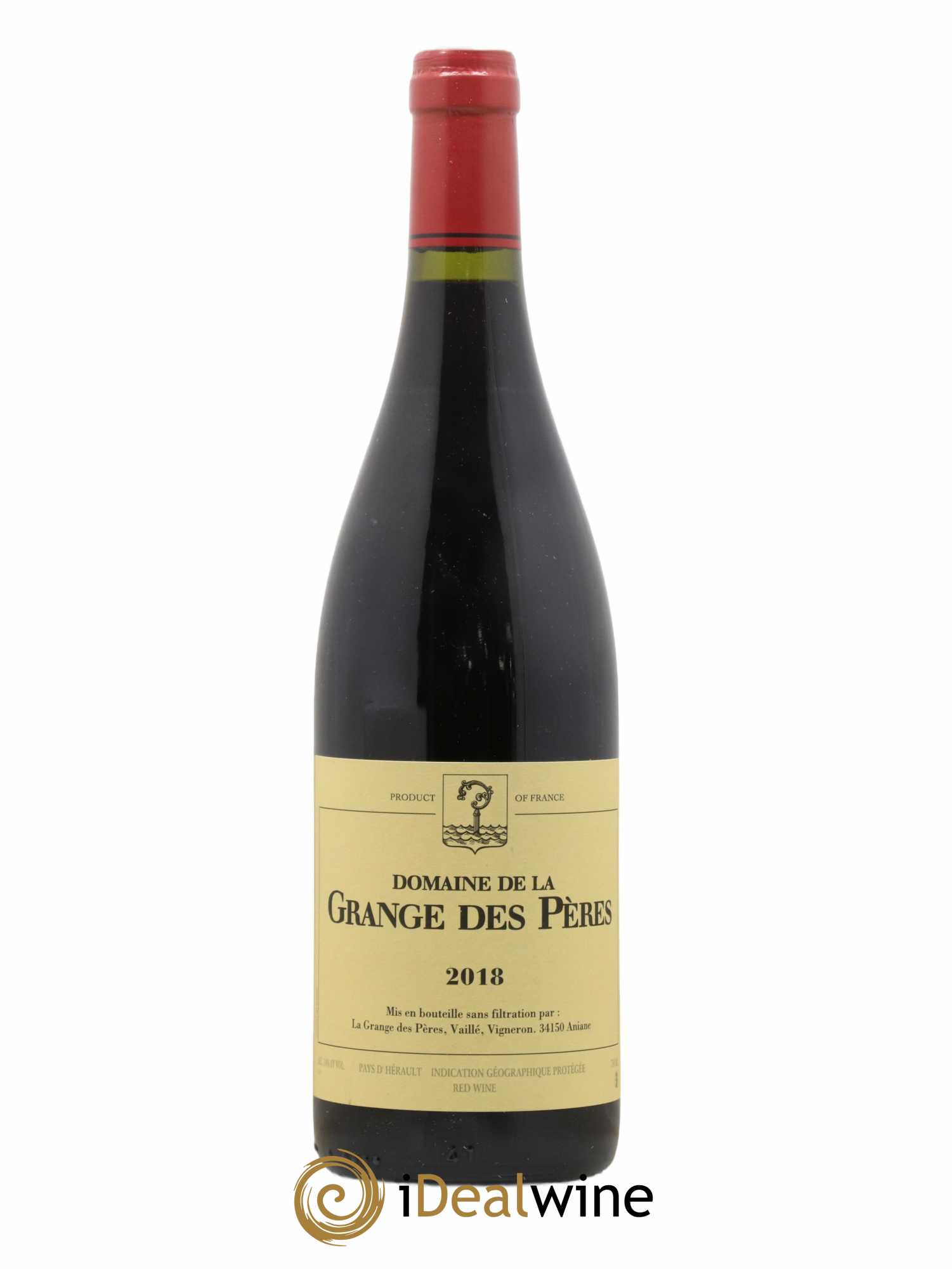 Pays d'Hérault Grange des Pères Laurent Vaillé 2018 - Lot de 1 bouteille - 0