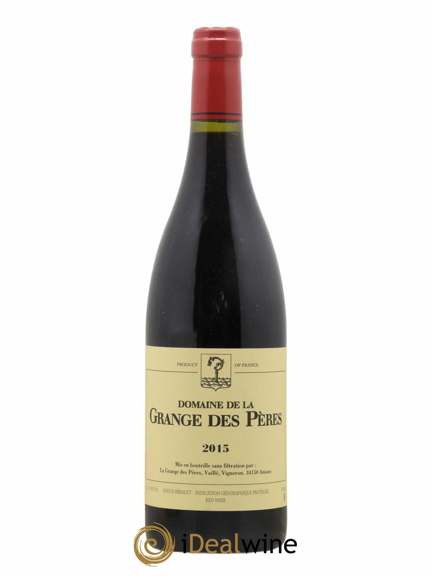 Pays d'Hérault Grange des Pères Laurent Vaillé 2015 - Lot de 1 bouteille - 0