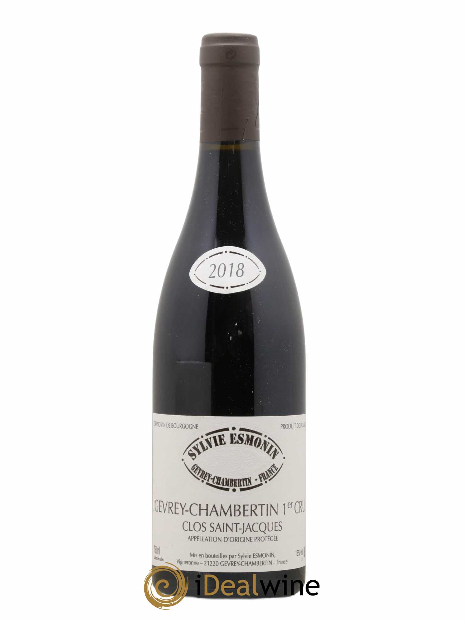 Gevrey-Chambertin 1er Cru Clos Saint Jacques Sylvie Esmonin 2018 - Lot de 1 bouteille - 0