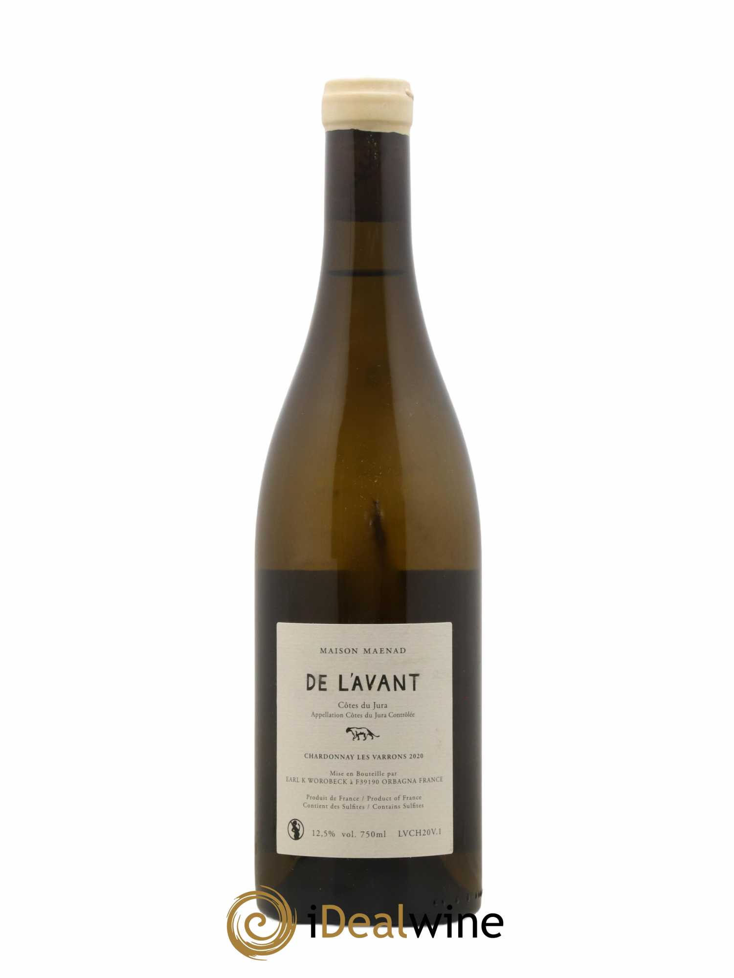 Côtes du Jura De l'Avant Les Varrons Katie Worobeck Maison Maenad 2020 - Lot de 1 bouteille - 1