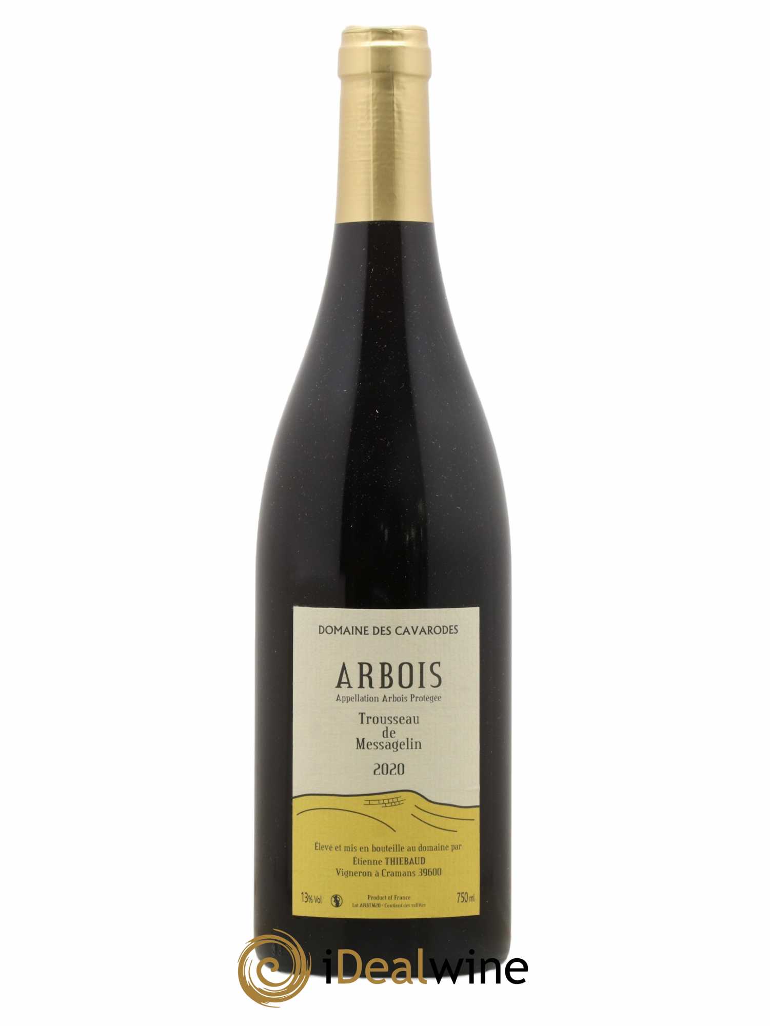 Arbois Trousseau de Messagelin Cavarodes (Domaine des) - Etienne Thiébaud 2020 - Posten von 1 Flasche - 0