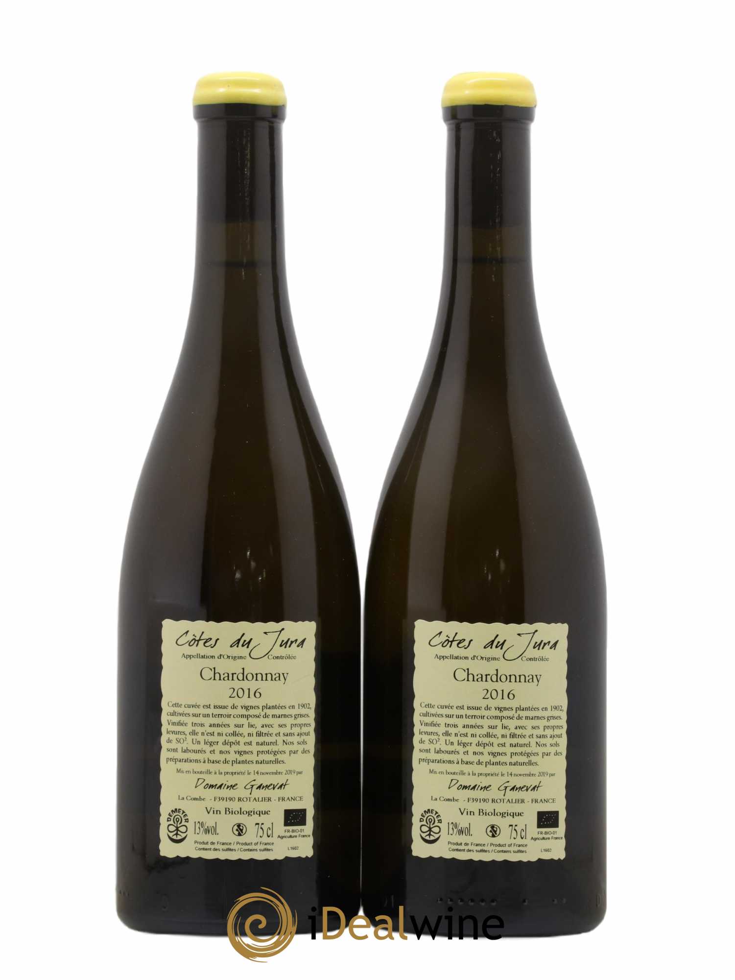 Côtes du Jura Les Chalasses Vieilles Vignes Jean-François Ganevat (Domaine)  2016 - Lot de 2 bouteilles - 1