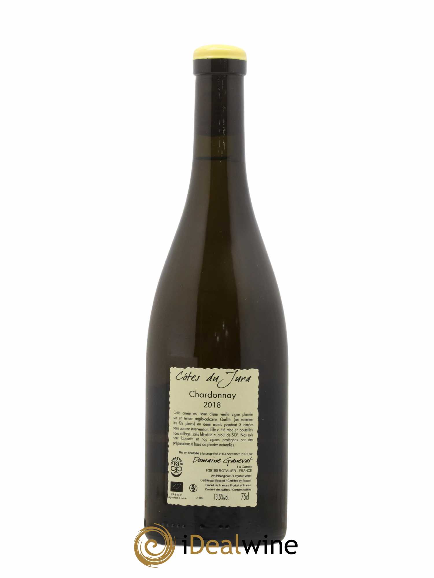 Côtes du Jura Les Chamois du Paradis Jean-François Ganevat (Domaine) 2018 - Lot de 1 bouteille - 1