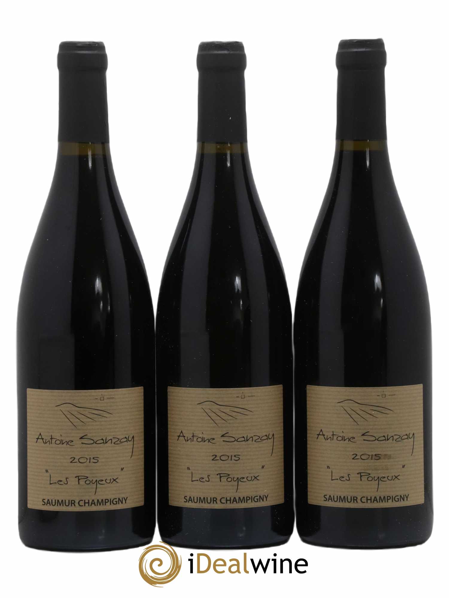 Saumur-Champigny Les Poyeux Antoine Sanzay 2015 - Lot de 3 bouteilles - 0