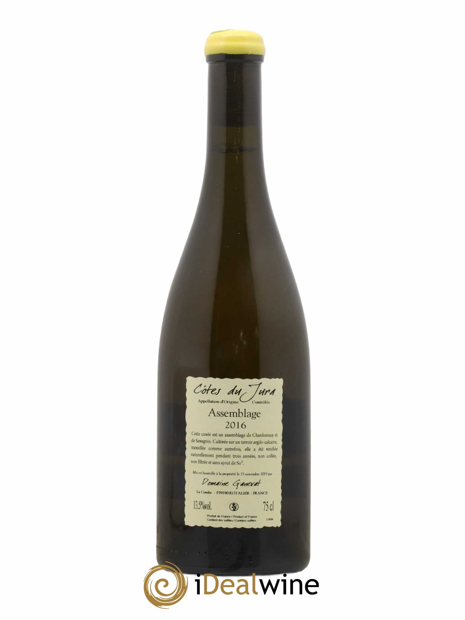 Côtes du Jura Cuvée Orégane Jean-François Ganevat (Domaine) 2016 - Lot de 1 bouteille - 1