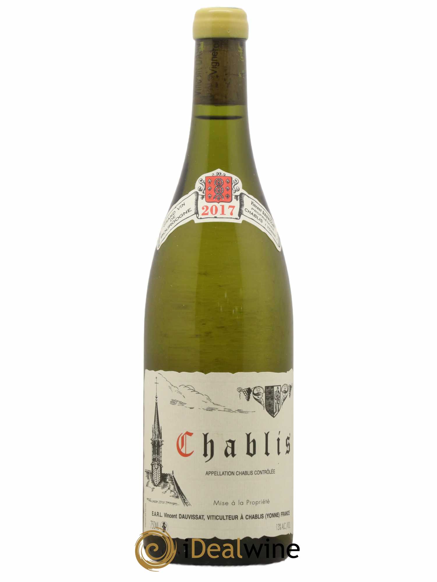 Chablis Vincent Dauvissat (Domaine)  2017 - Lot of 1 bottle - 0