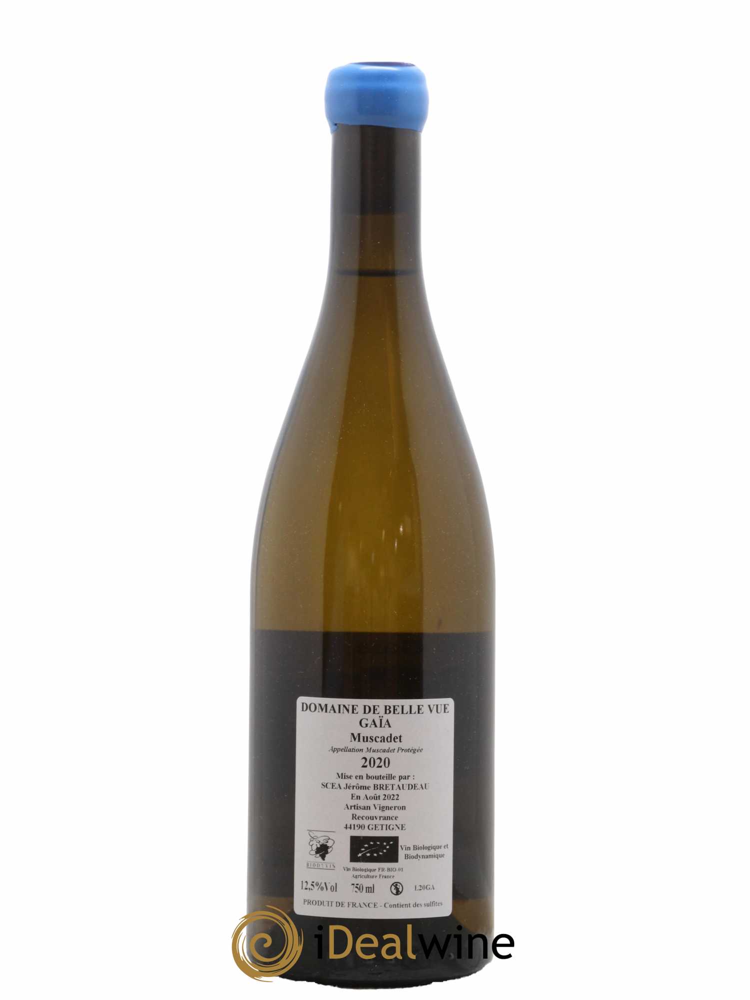 Muscadet-Sèvre-et-Maine Gaia Jérôme Bretaudeau - Domaine de Bellevue 2020 - Lot de 1 bouteille - 1