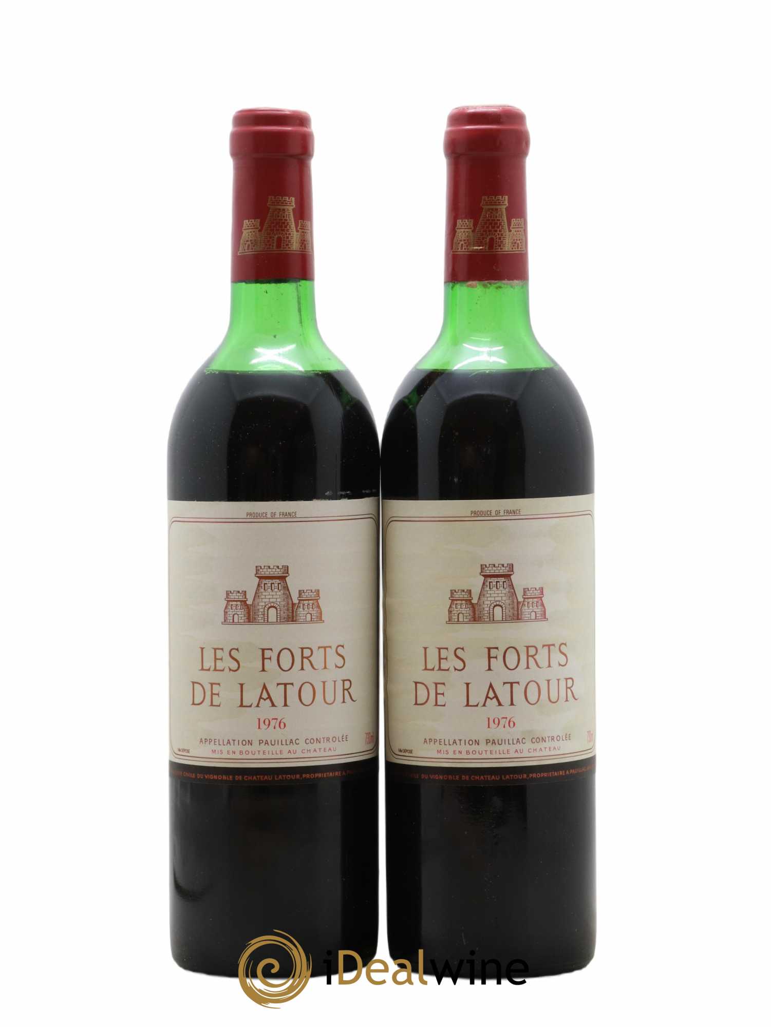 Les Forts de Latour Second Vin 1976 - Lot de 2 bouteilles - 0