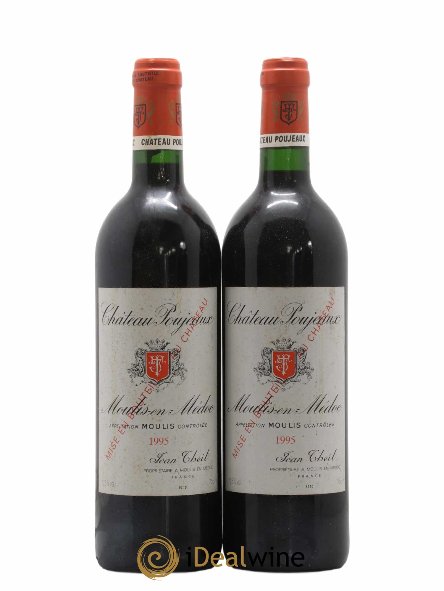 Château Poujeaux 1995 - Lot de 2 bouteilles - 0