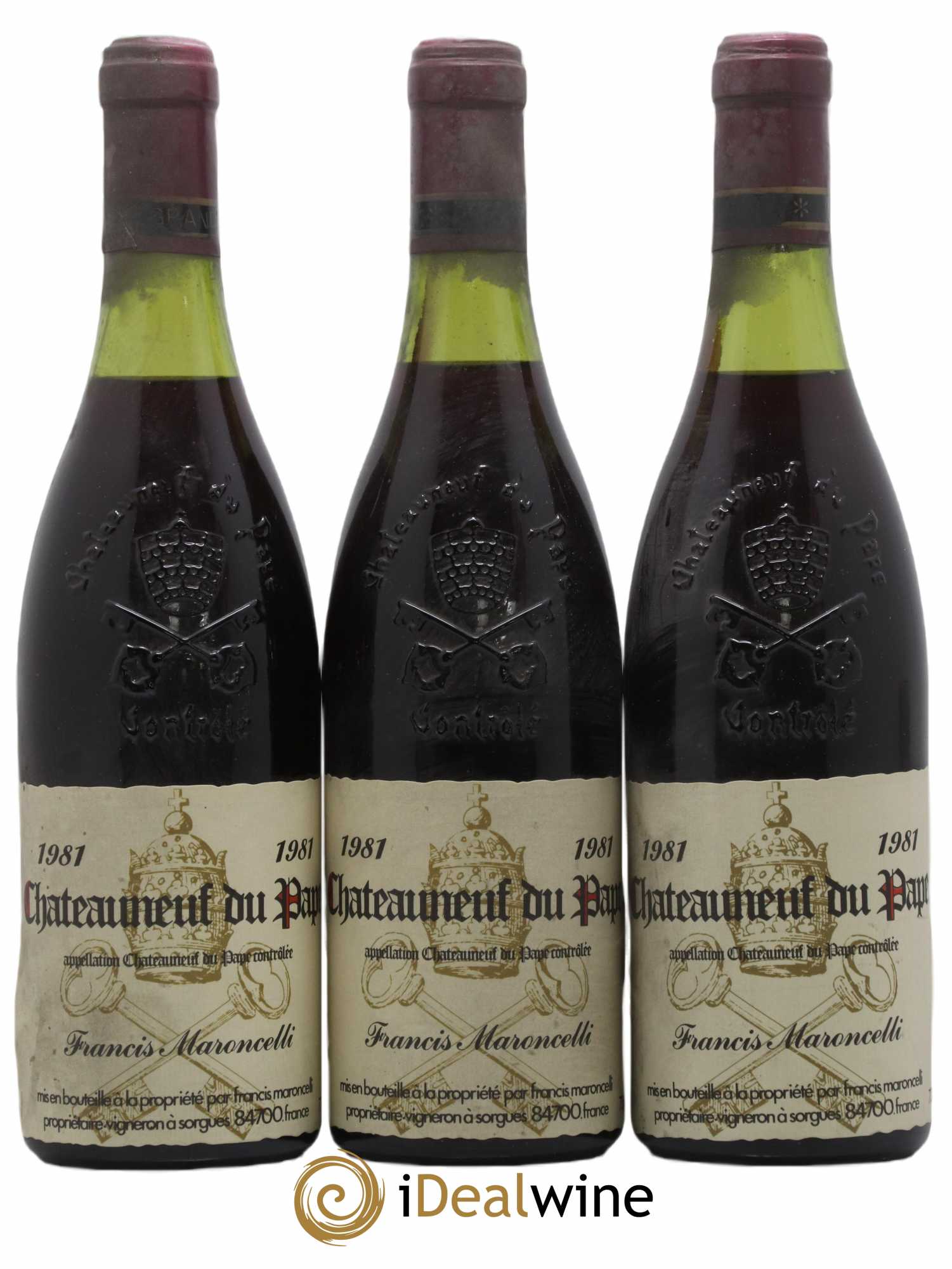 Châteauneuf-du-Pape 1981 - Posten von 3 Flaschen - 0