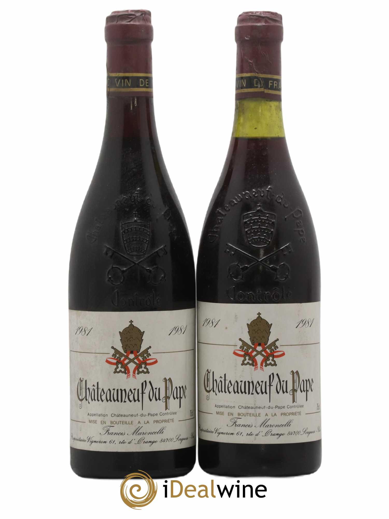 Châteauneuf-du-Pape 1981 - Posten von 2 Flaschen - 0
