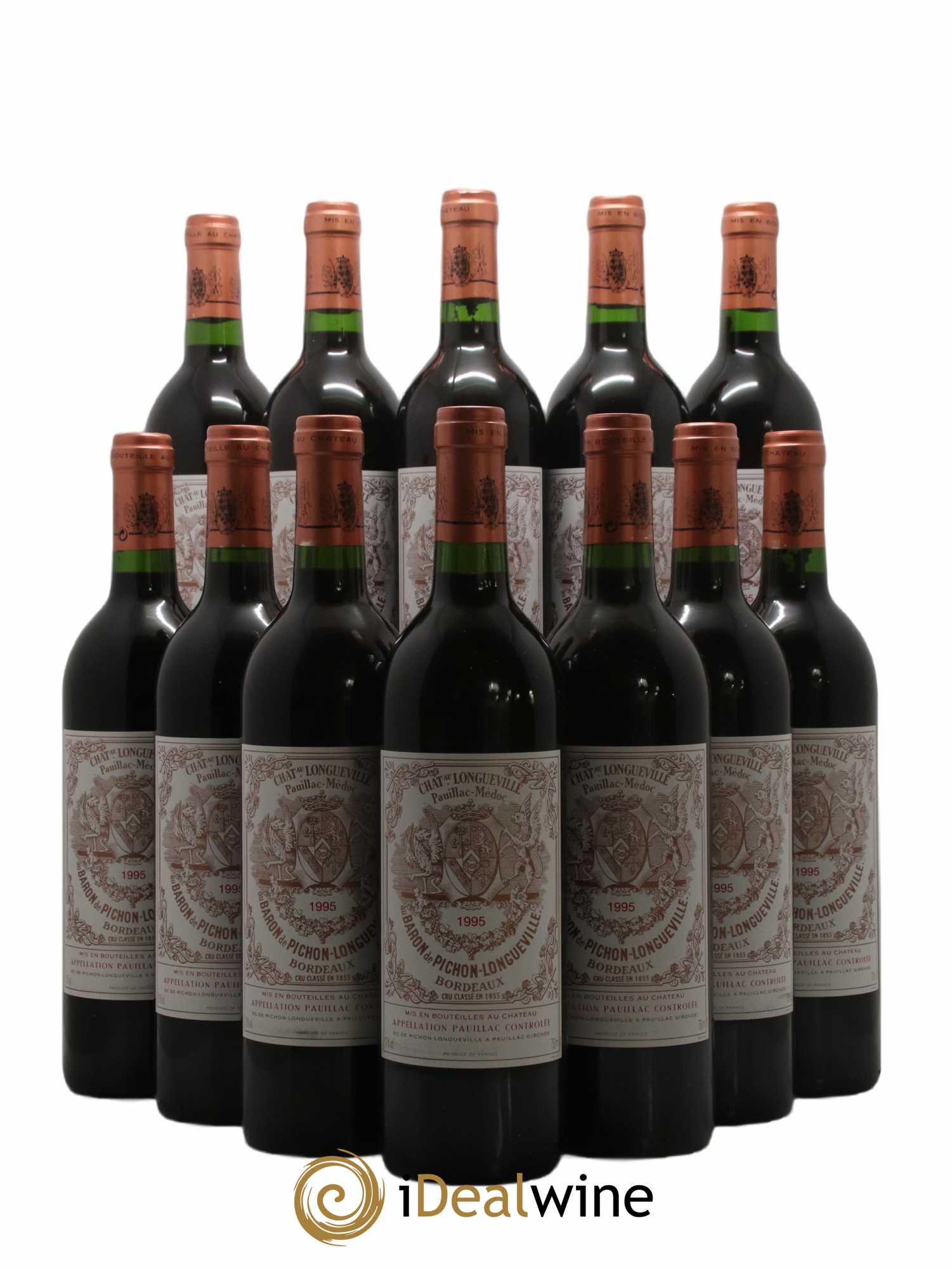 Pichon Longueville Baron 2ème Grand Cru Classé 1995 - Lot de 12 bouteilles - 0