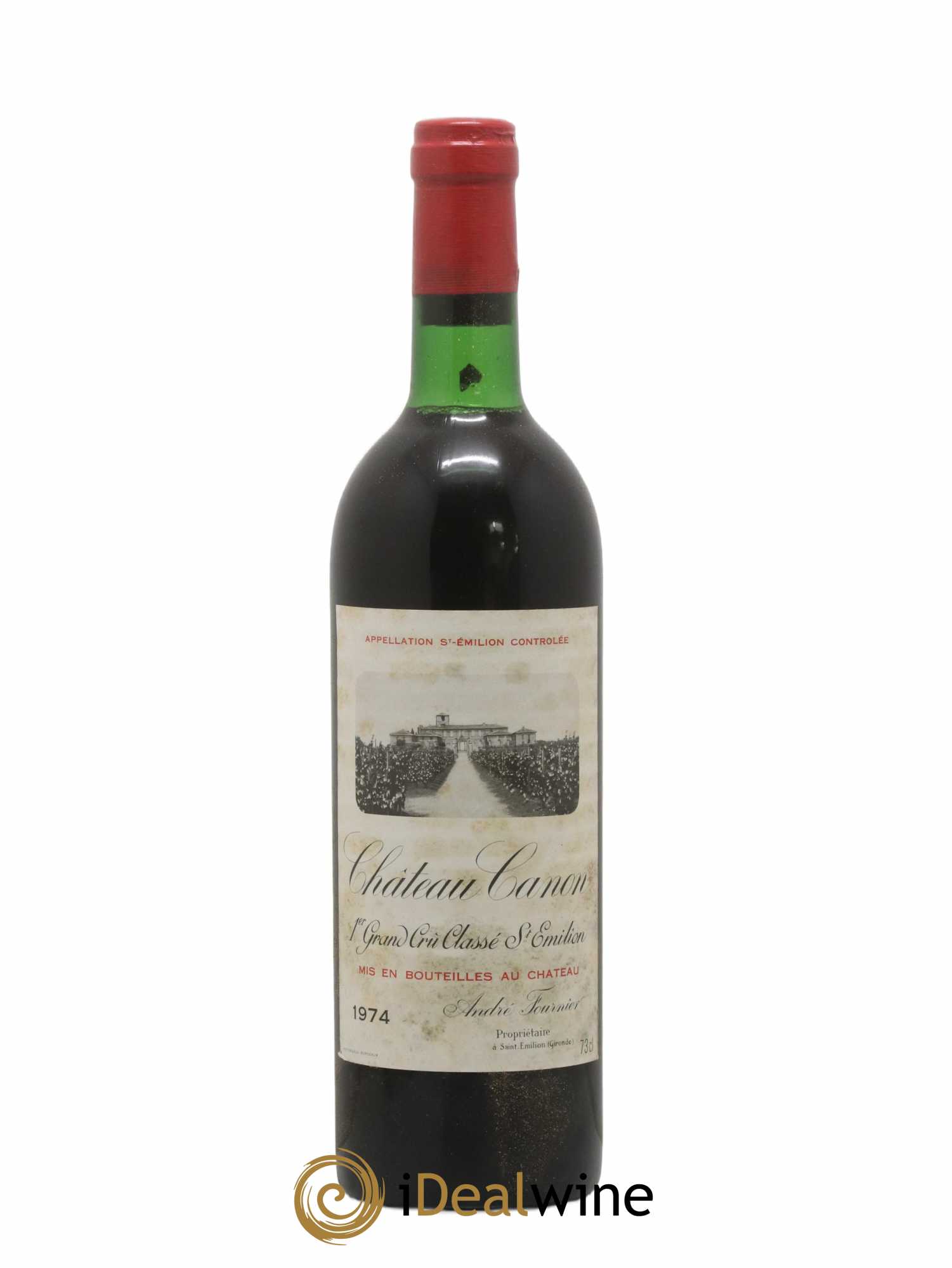 Château Canon 1er Grand Cru Classé B 1974 - Lot de 1 bouteille - 0