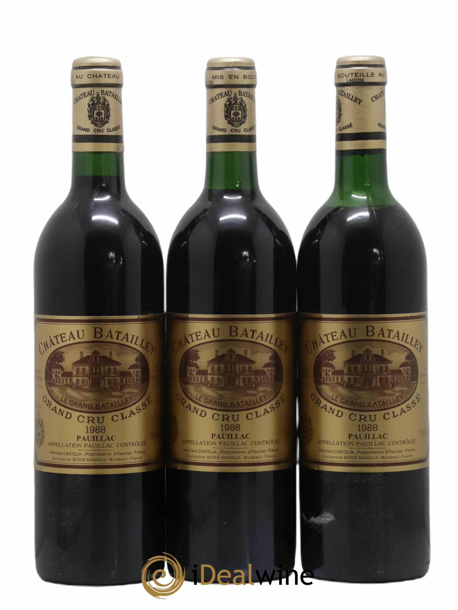 Château Batailley 5ème Grand Cru Classé 1988 - Lot de 12 bouteilles - 2