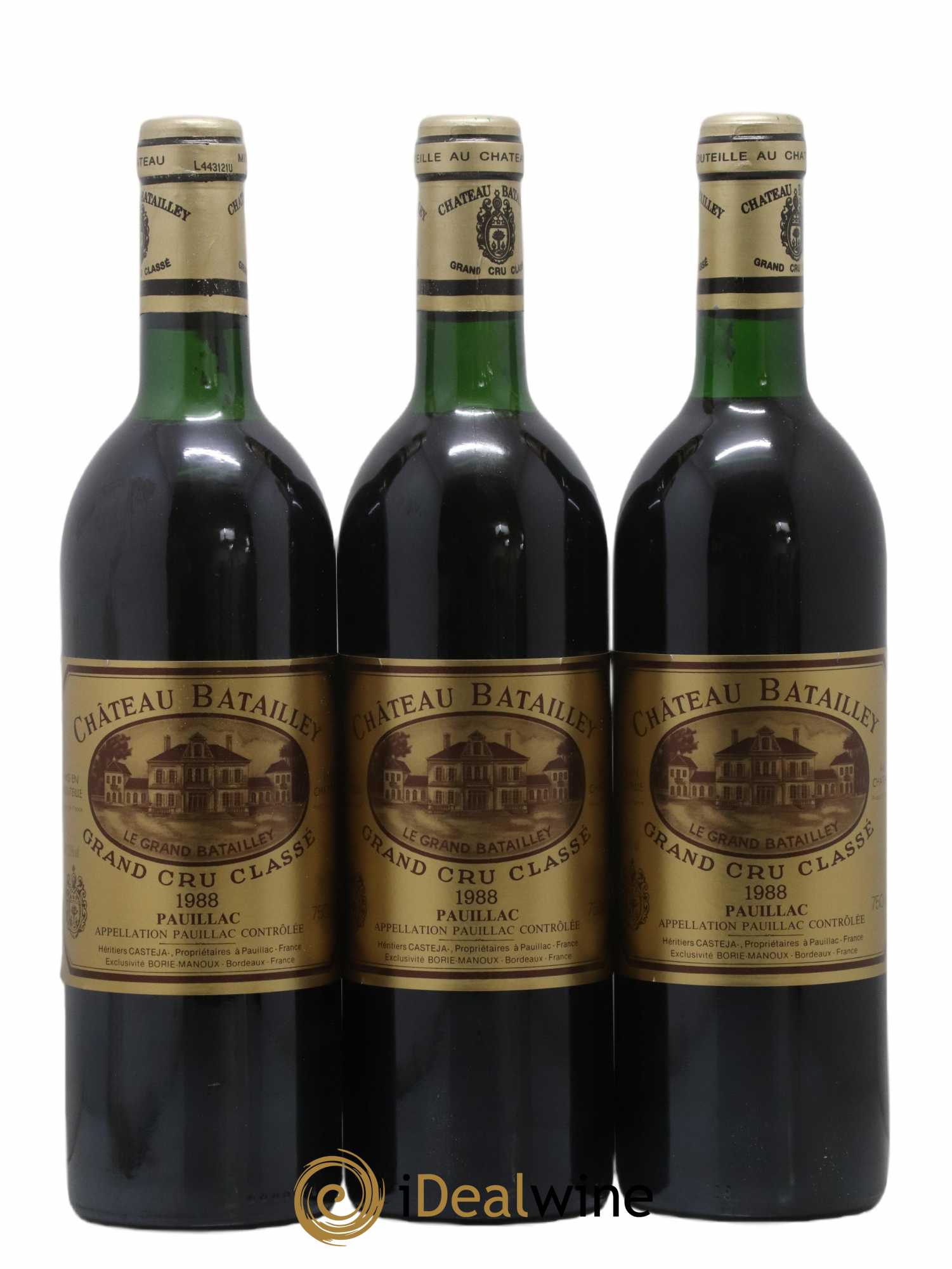 Château Batailley 5ème Grand Cru Classé 1988 - Lot de 12 bouteilles - 3