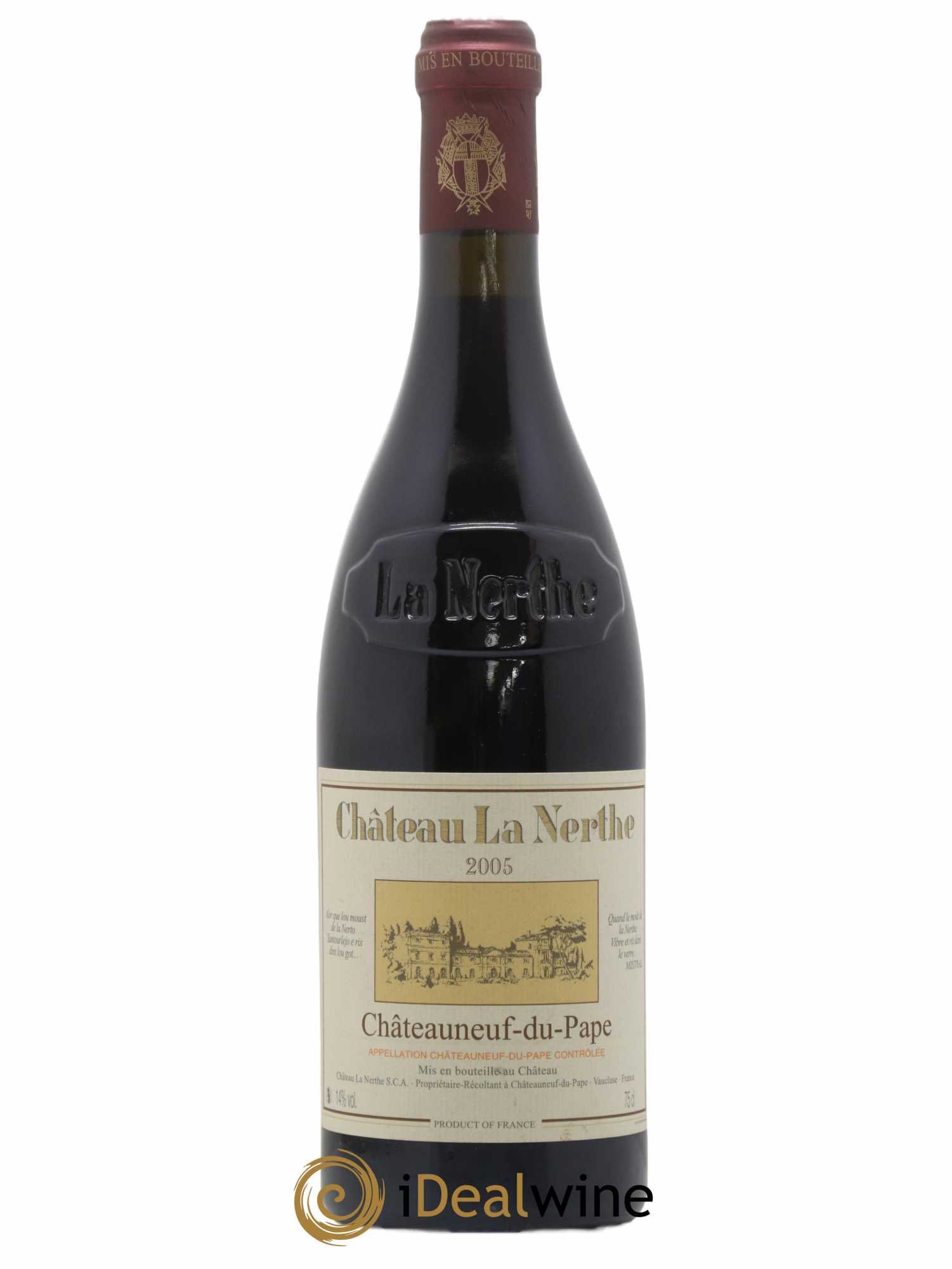 Châteauneuf-du-Pape Château la Nerthe Famille Richard 2005 - Lot de 1 bouteille - 0