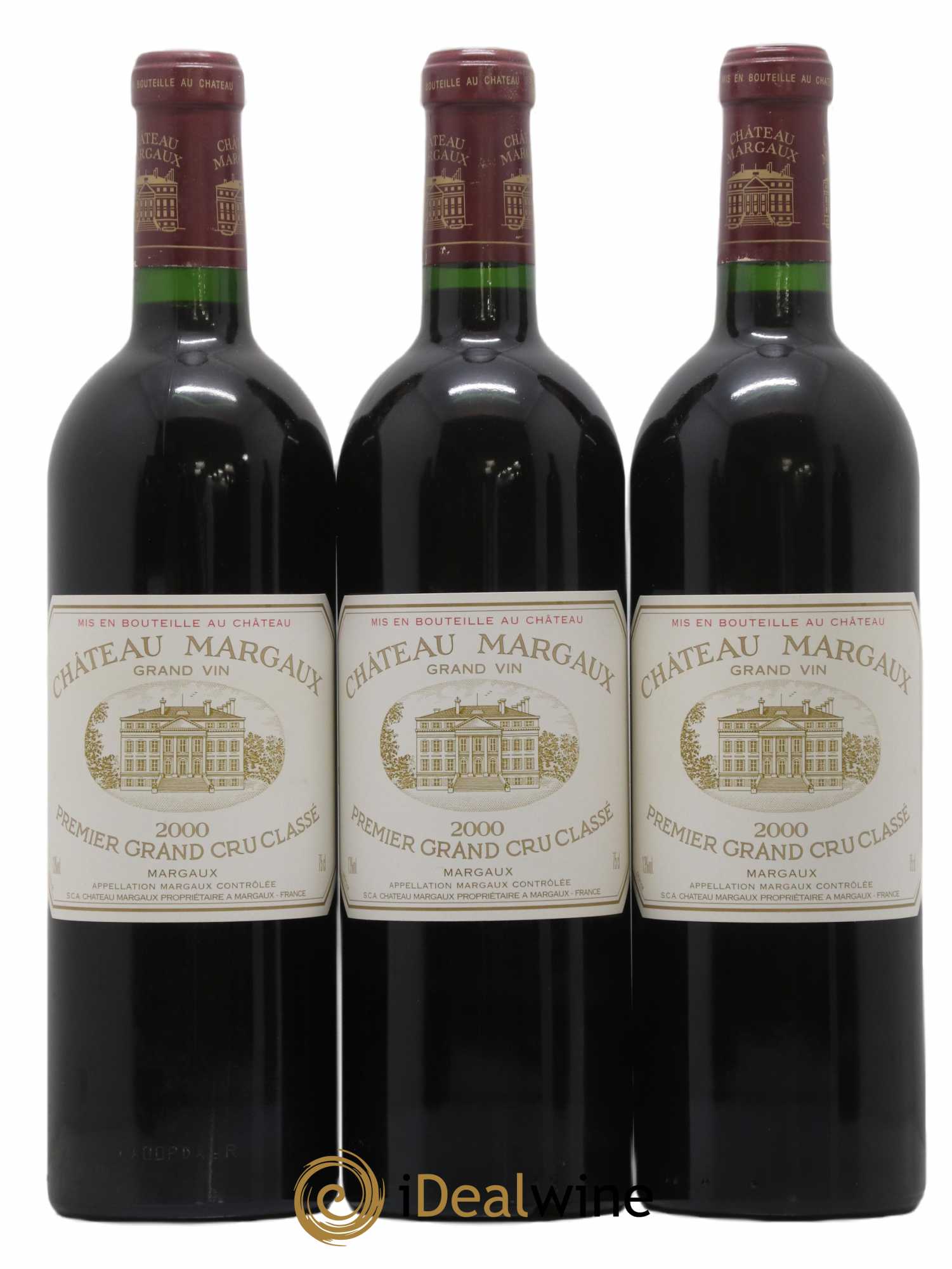Château Margaux 1er Grand Cru Classé 2000 - Lot de 6 bouteilles - 1