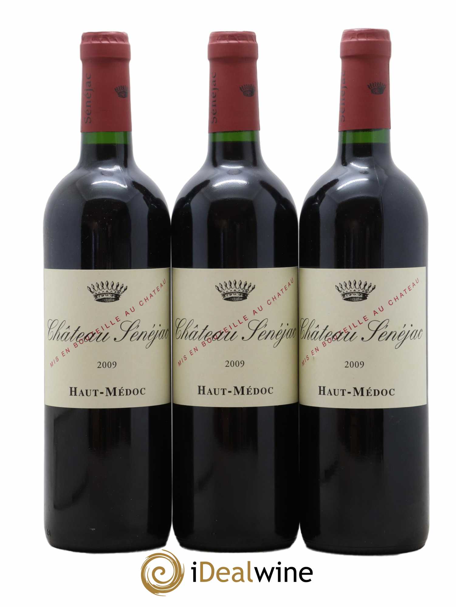 Château Sénejac Cru Bourgeois 2009 - Lot de 3 bouteilles - 0