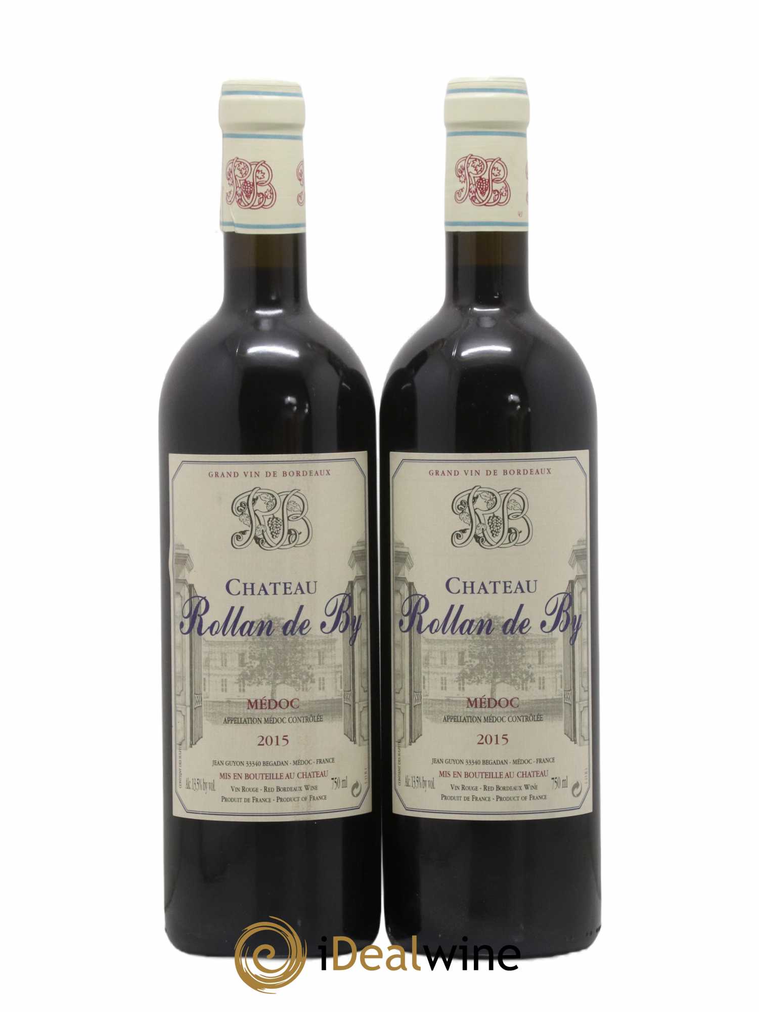 Château Rollan de By Cru Bourgeois 2015 - Lot de 2 bouteilles - 0