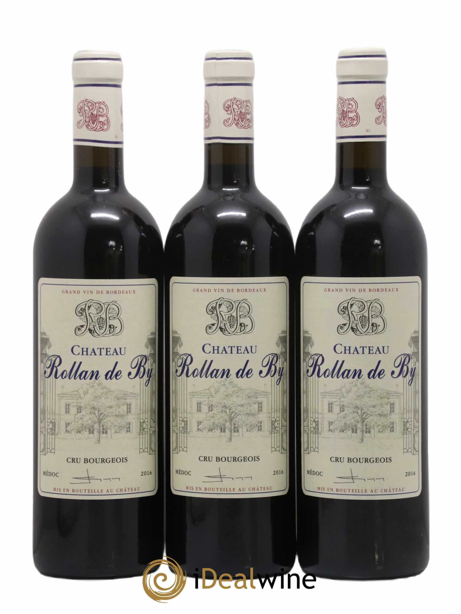 Château Rollan de By Cru Bourgeois 2016 - Lot de 3 bouteilles - 0