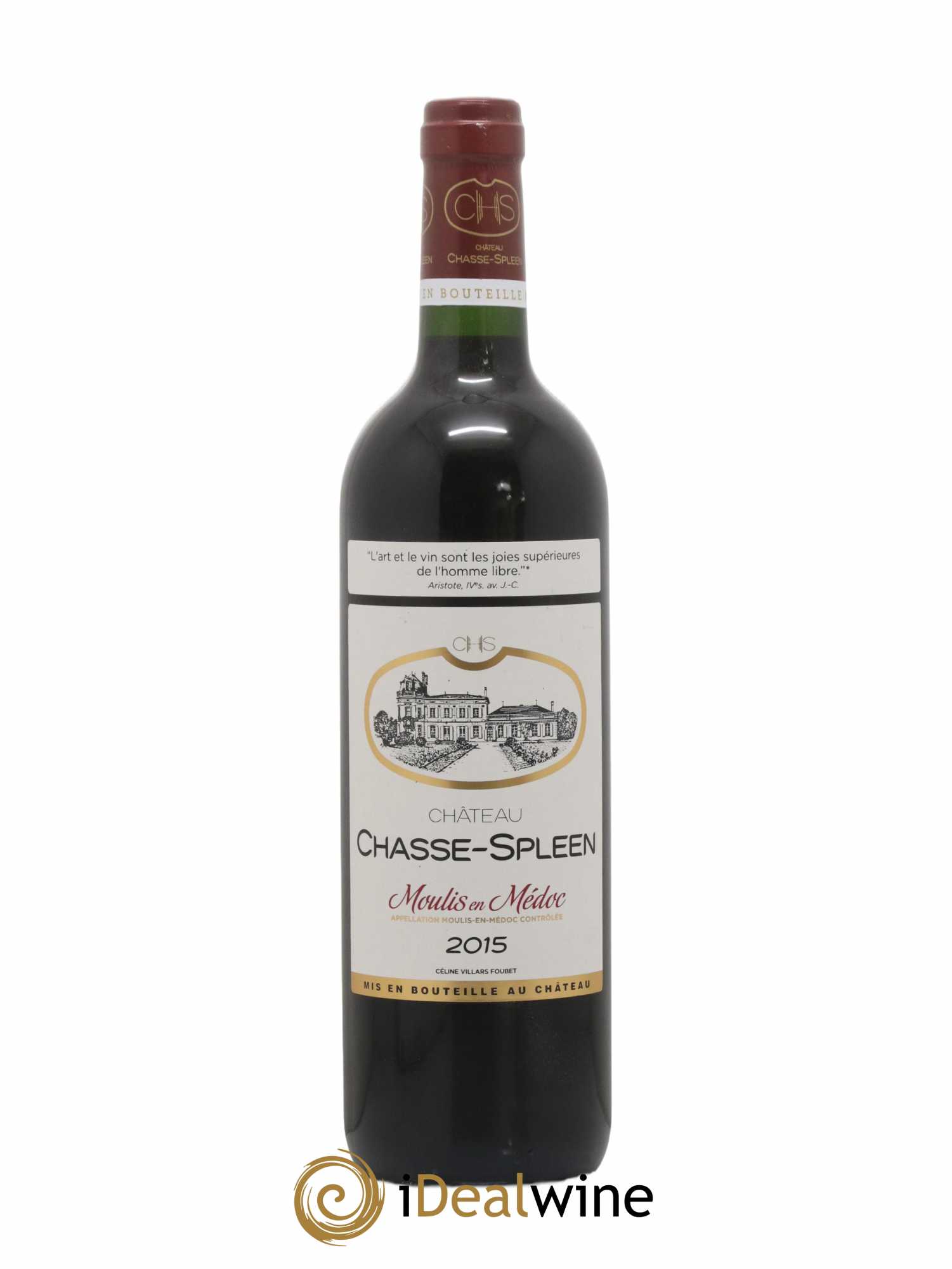 Château Chasse Spleen 2015 - Lot de 1 bouteille - 0