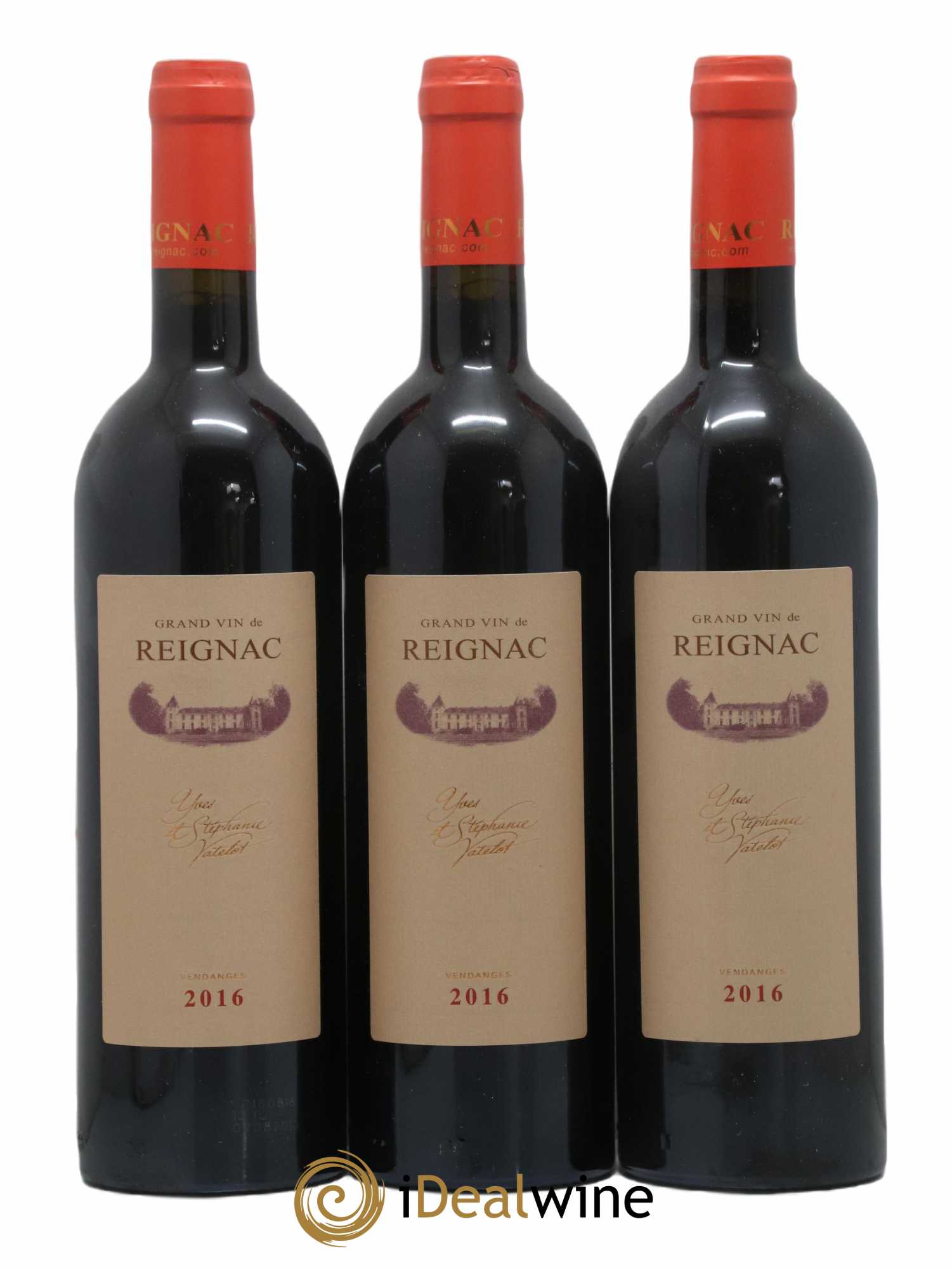 Grand vin de Reignac 2016 - Lot de 3 bouteilles - 0