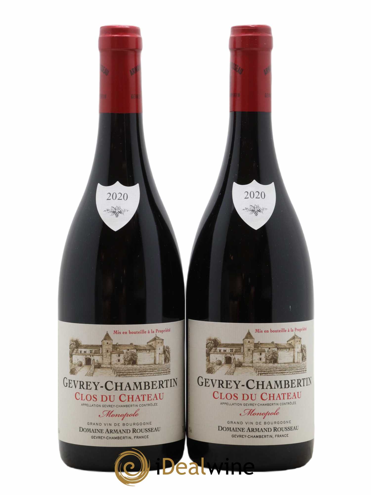 Gevrey-Chambertin Clos du Château Armand Rousseau (Domaine) 2020 - Lot of 2 bottles - 0