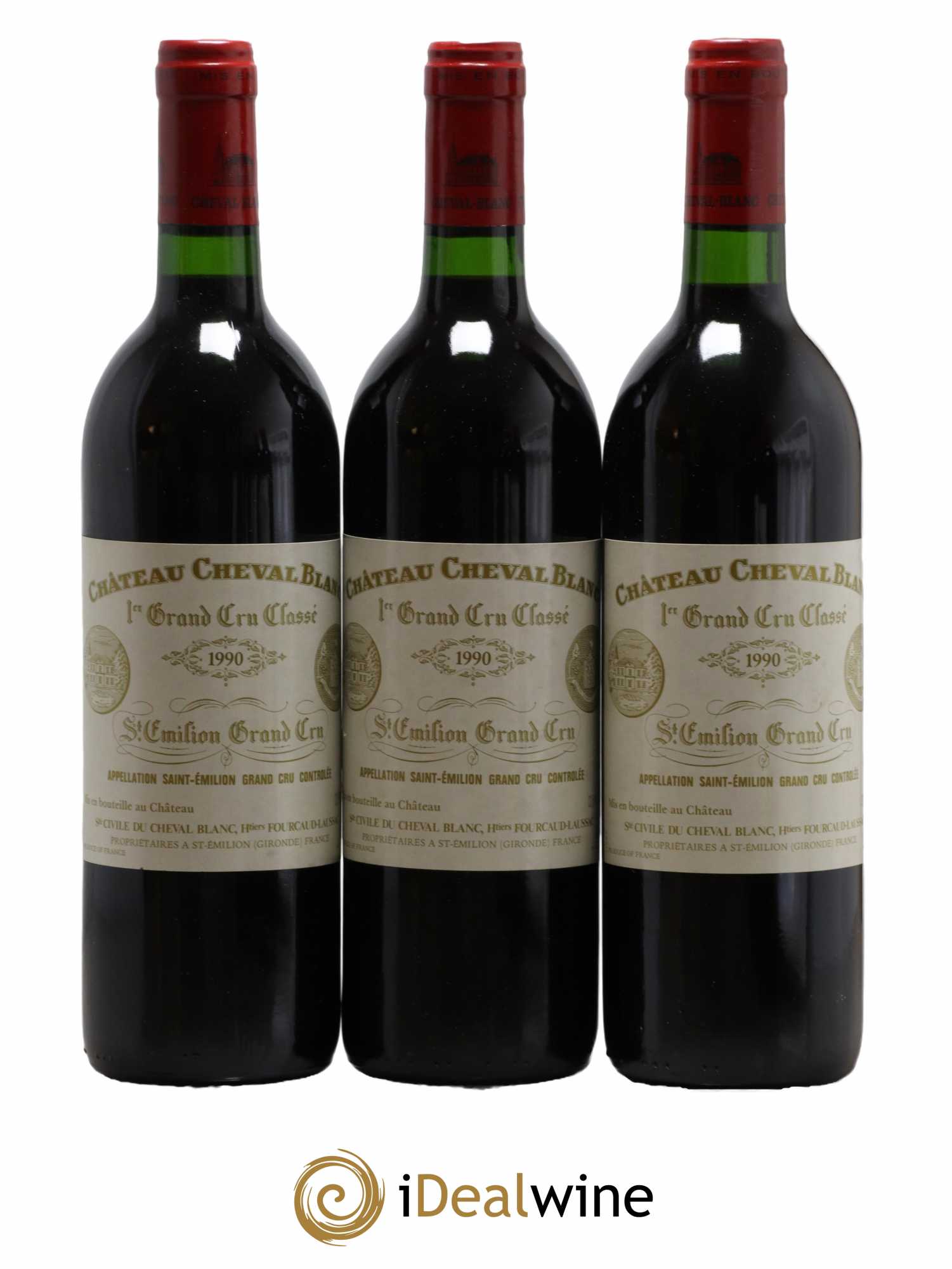 Château Cheval Blanc 1er Grand Cru Classé A 1990 - Lot de 6 bouteilles - 2