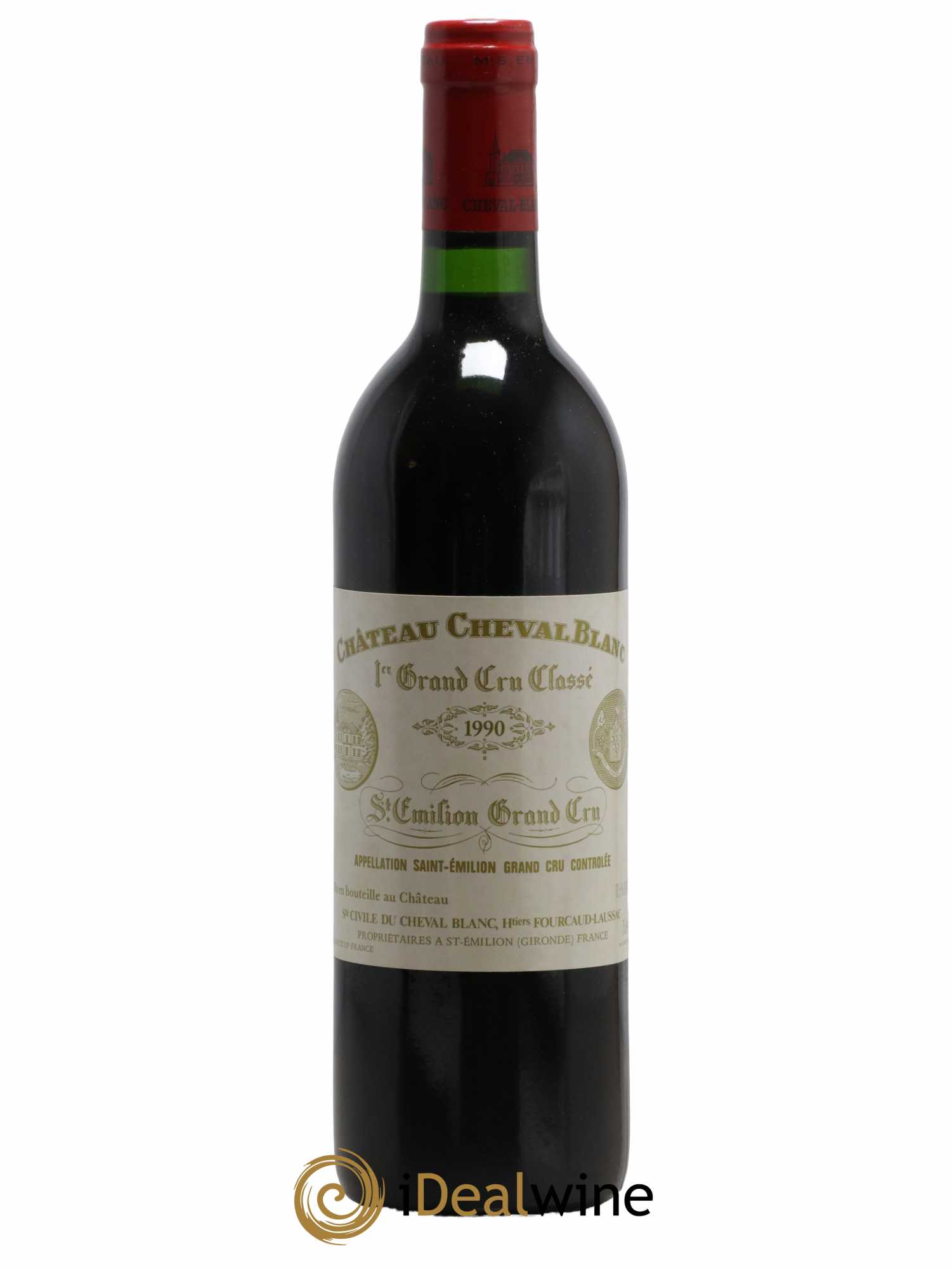 Château Cheval Blanc 1er Grand Cru Classé A 1990 - Lot de 1 bouteille - 0