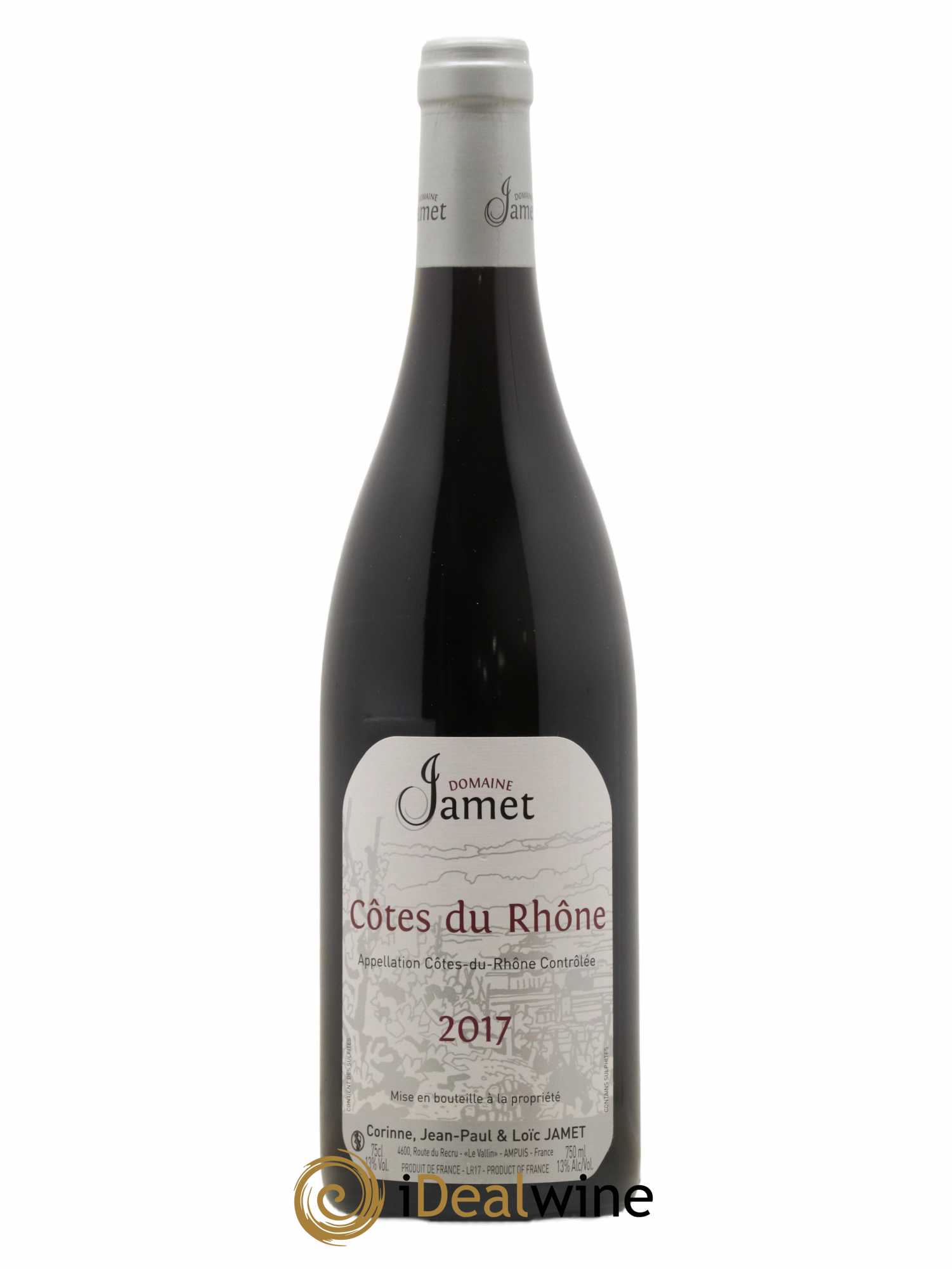 Côtes-du-Rhône Jamet (Domaine) 2017 - Lot de 1 bouteille - 0