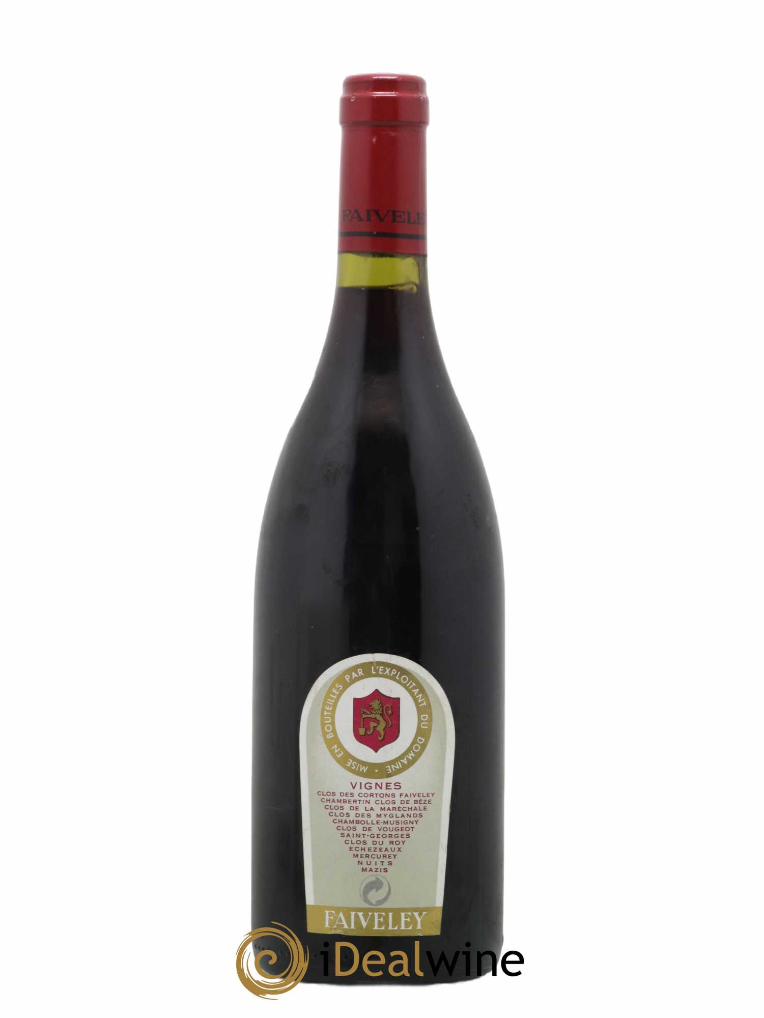 Corton Grand Cru Clos des Cortons Faiveley 1995 - Lot de 1 bouteille - 1