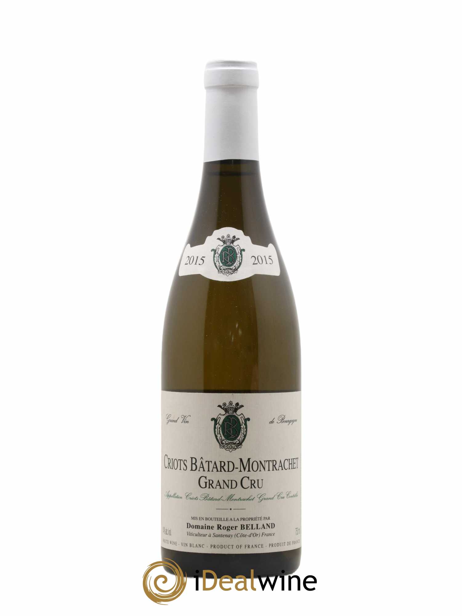 Criots-Bâtard-Montrachet Grand Cru Roger Belland (Domaine) 2015 - Lot de 1 bouteille - 0