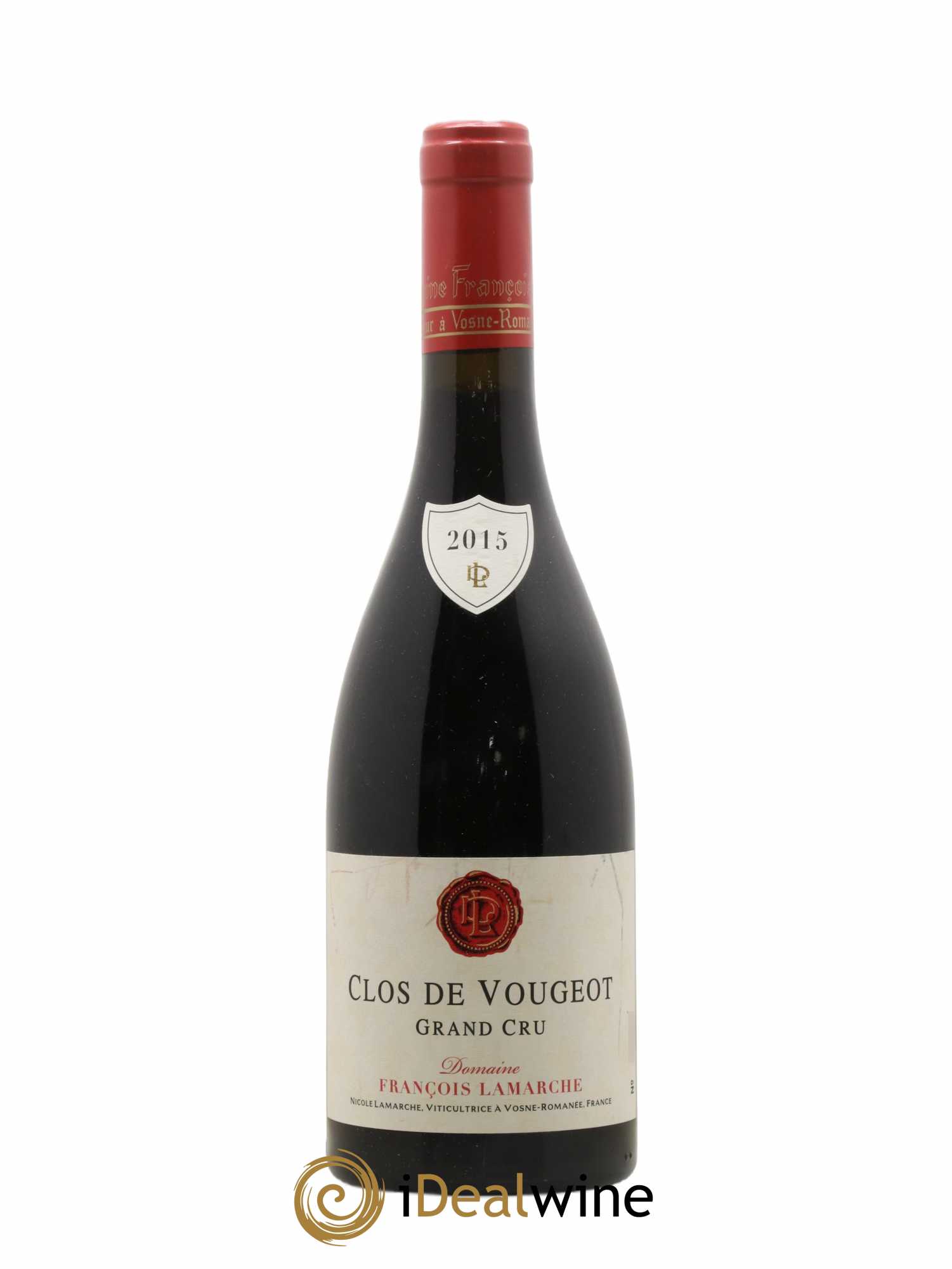 Clos de Vougeot Grand Cru Lamarche (Domaine) 2015 - Lot de 1 bouteille - 0