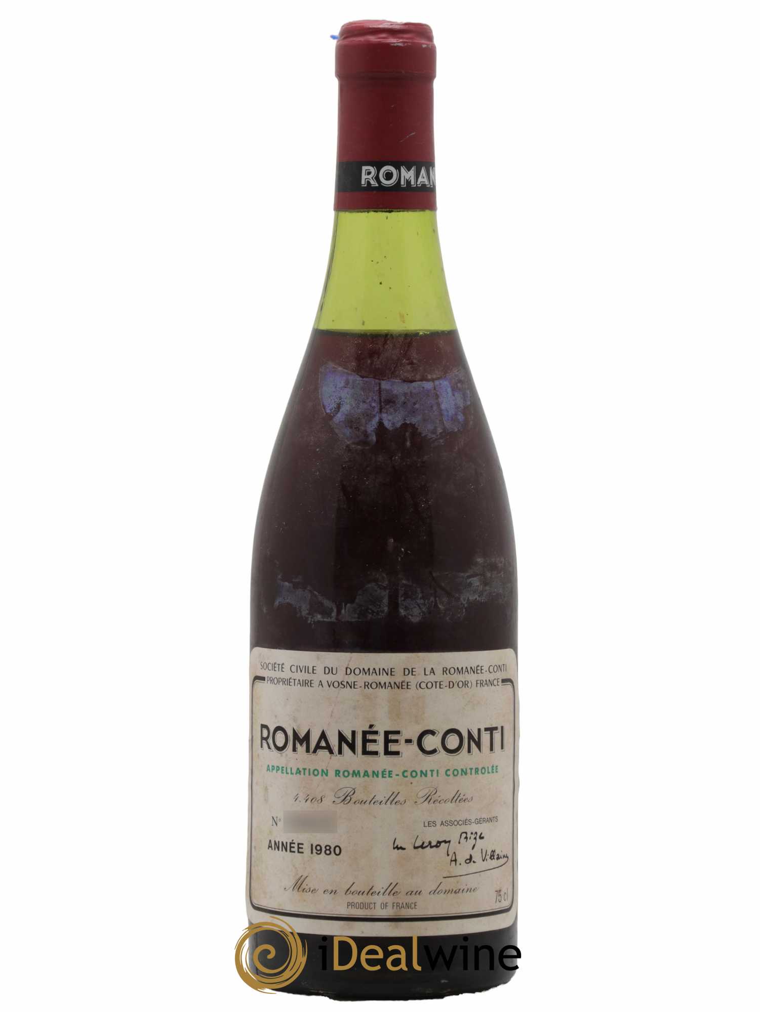 Buy Romanée-Conti Grand Cru Domaine de la Romanée-Conti 1980 (lot