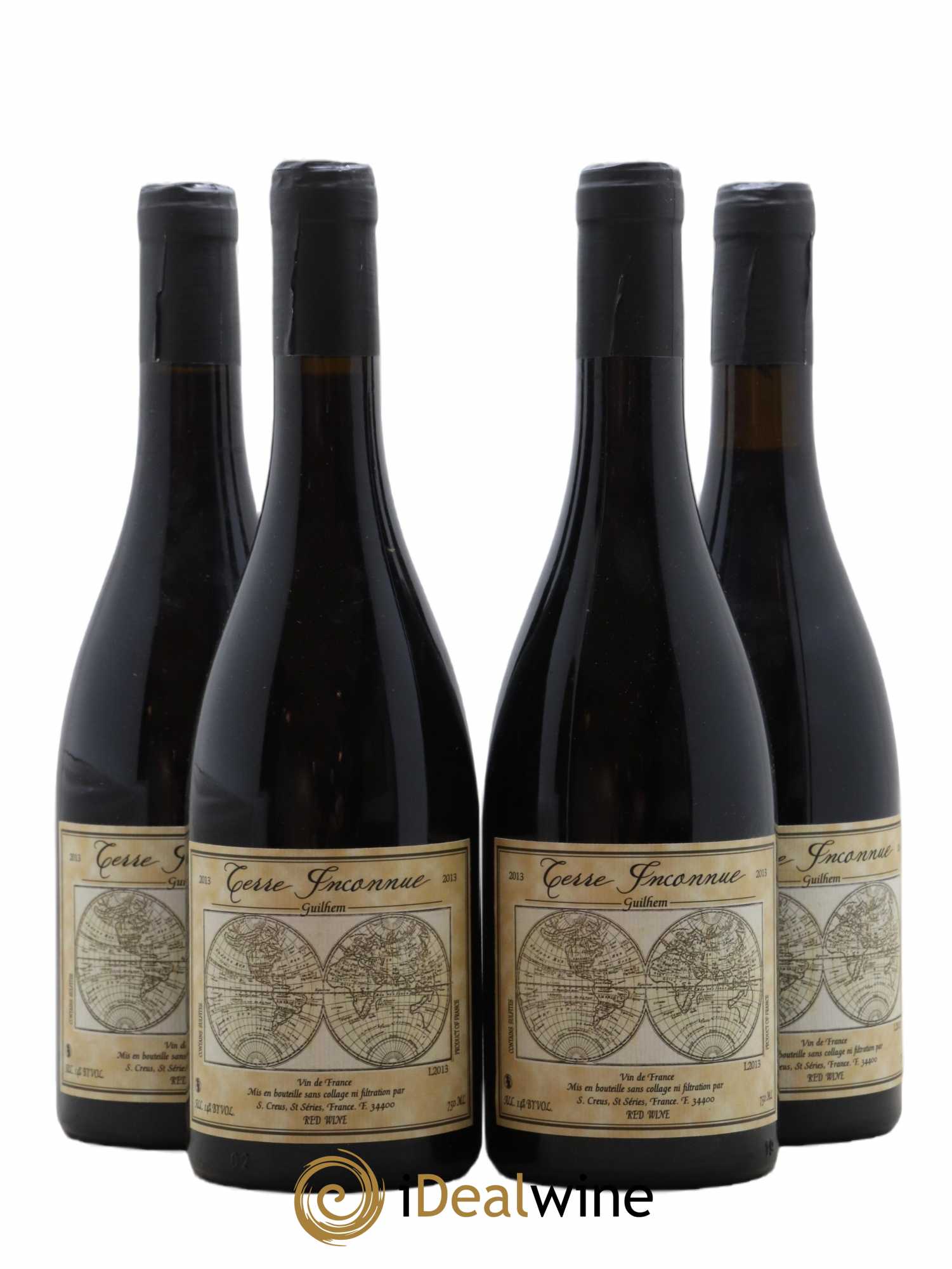 Vin de France Guilhem Terre Inconnue 2013 - Lot de 4 bouteilles - 0