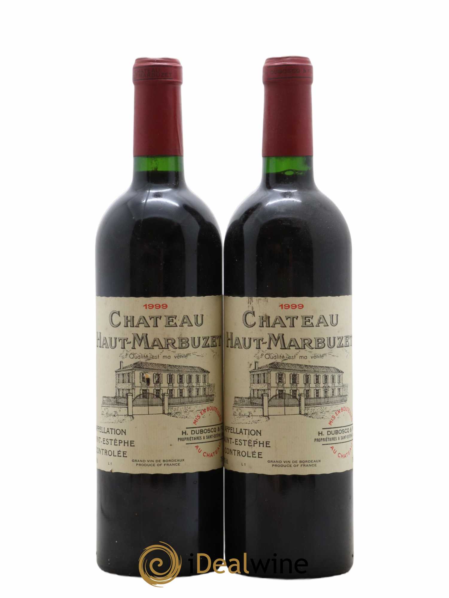 Château Haut Marbuzet 1999 - Lot de 2 bouteilles - 0